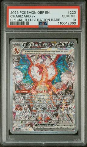 【PSA10】 CHARIZARD EX SPECIAL ART RARE PSA 10 GEM MINT JAPANESE POKEMON 2023 CHARIZARD ex 349/190