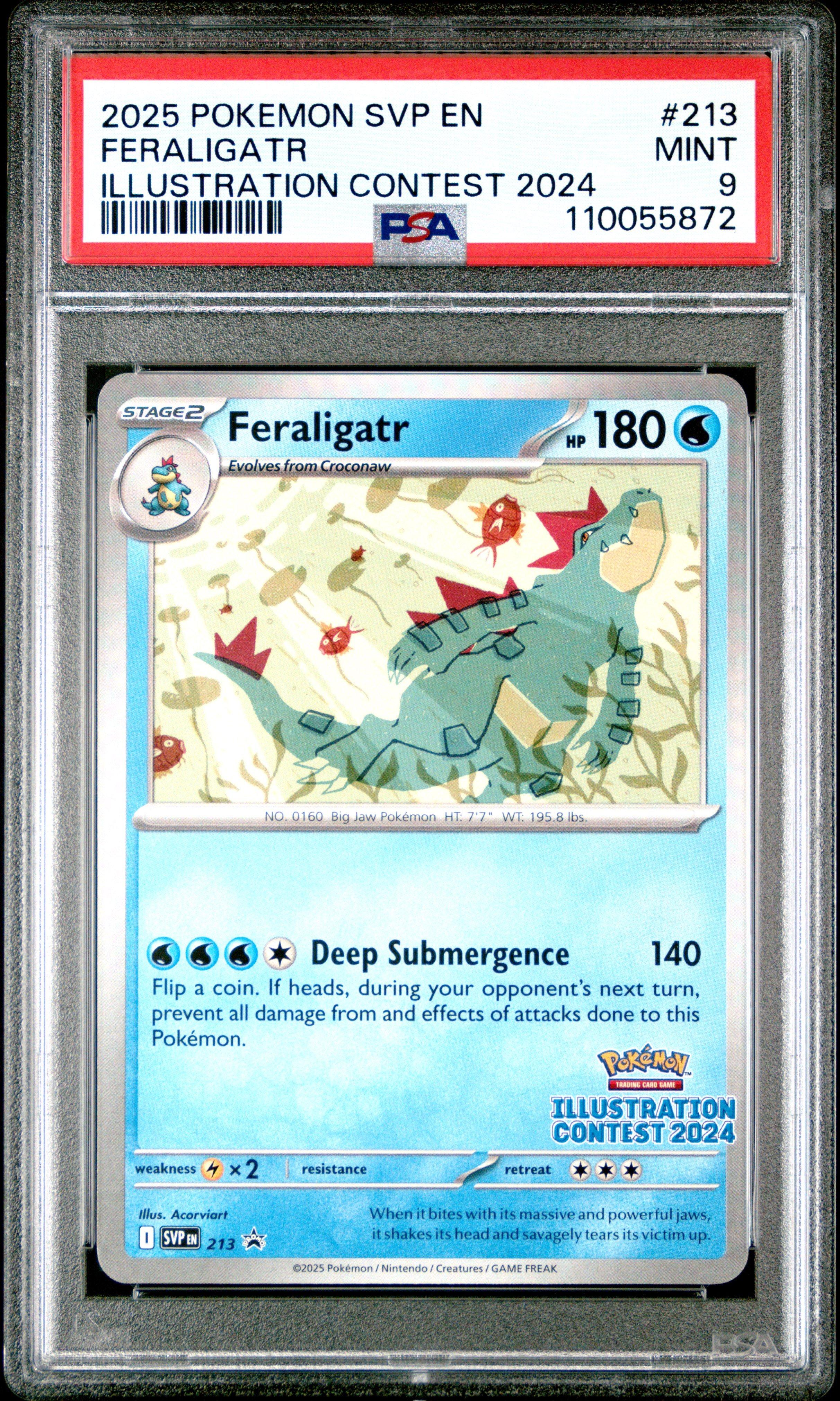2025 Pokemon Svp En-sv Black Star Promo 213 Feraligatr