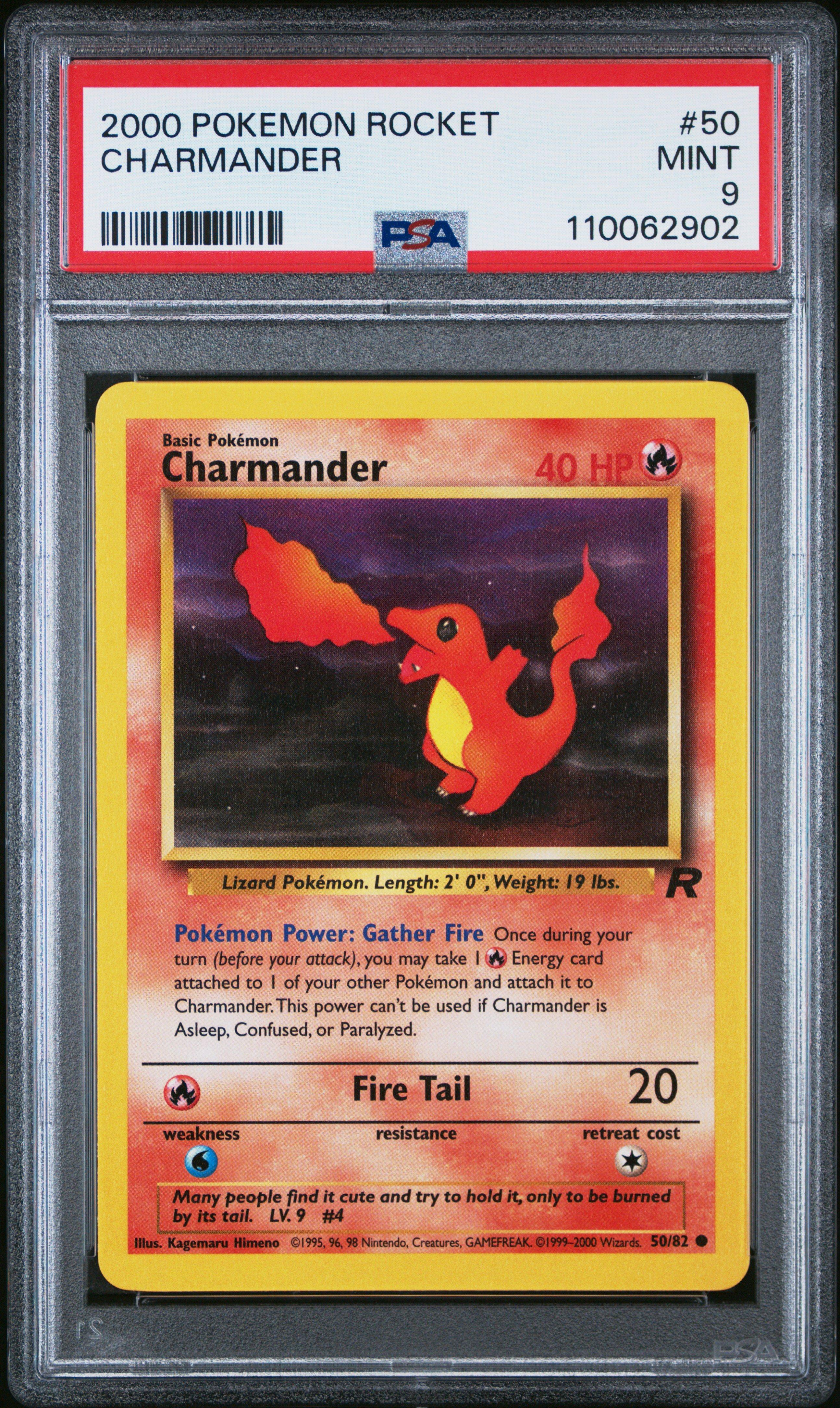 1995 charmander pokemon card RARE* CHARMANDER - 1995 Team Rocket Set - 50/82 - Common
