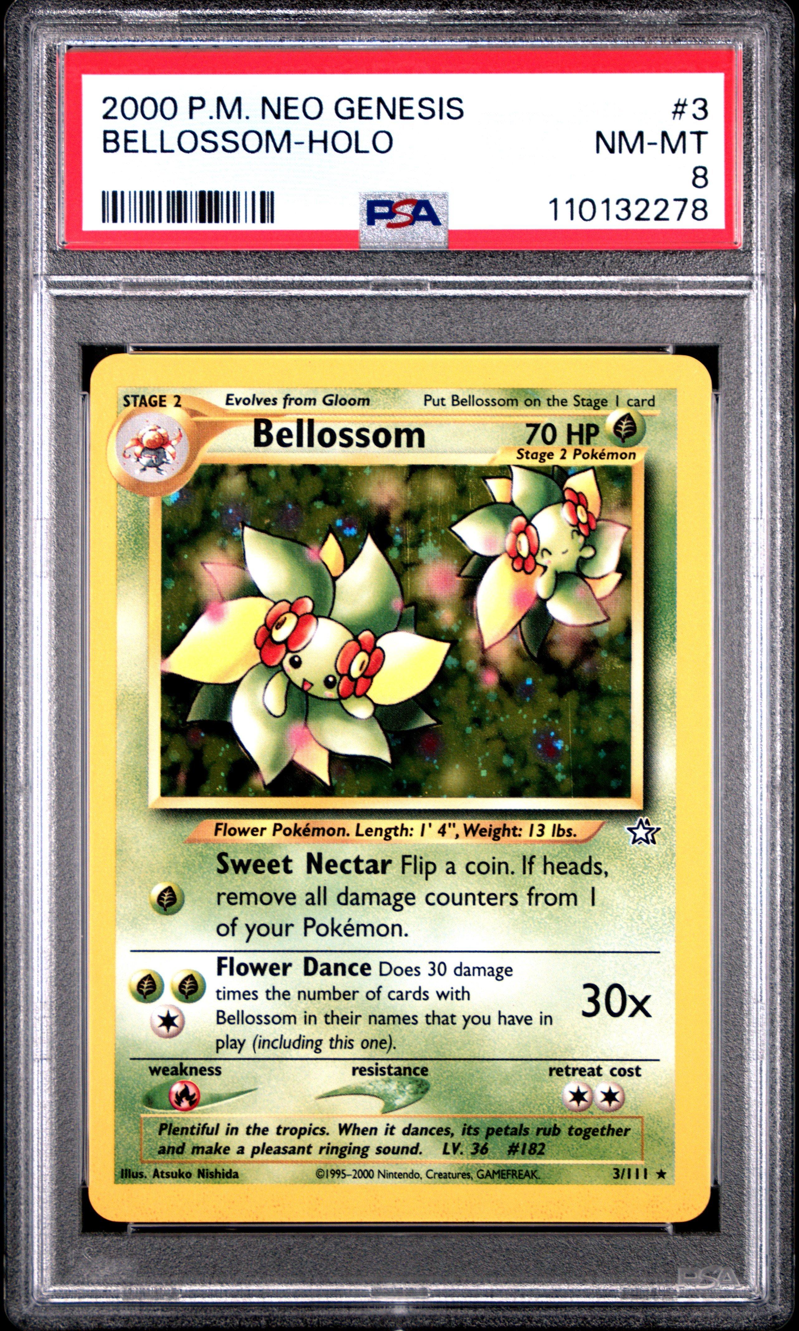 pokemon card bellossom 182 BELLOSSOM Pokémon Card Cut Art – Runic Cards main image 1