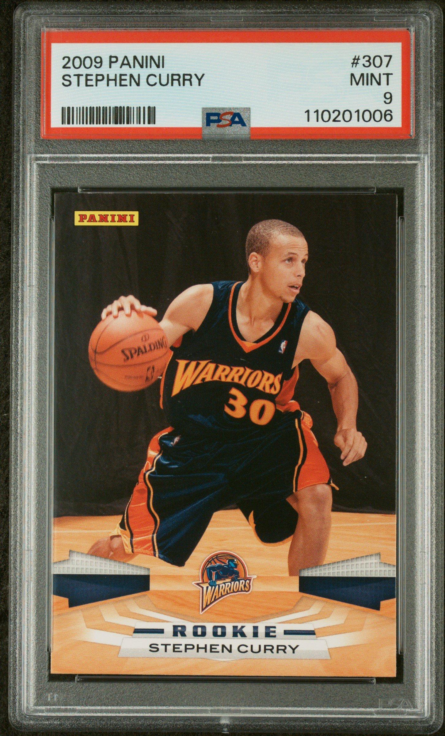 2009 Panini 307 Stephen Curry PSA