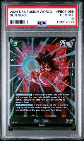 2024 SDBH PROMO 孫悟空 GEM MT 10 2024 Dragon Ball Super Card Game Fusion World Tournament