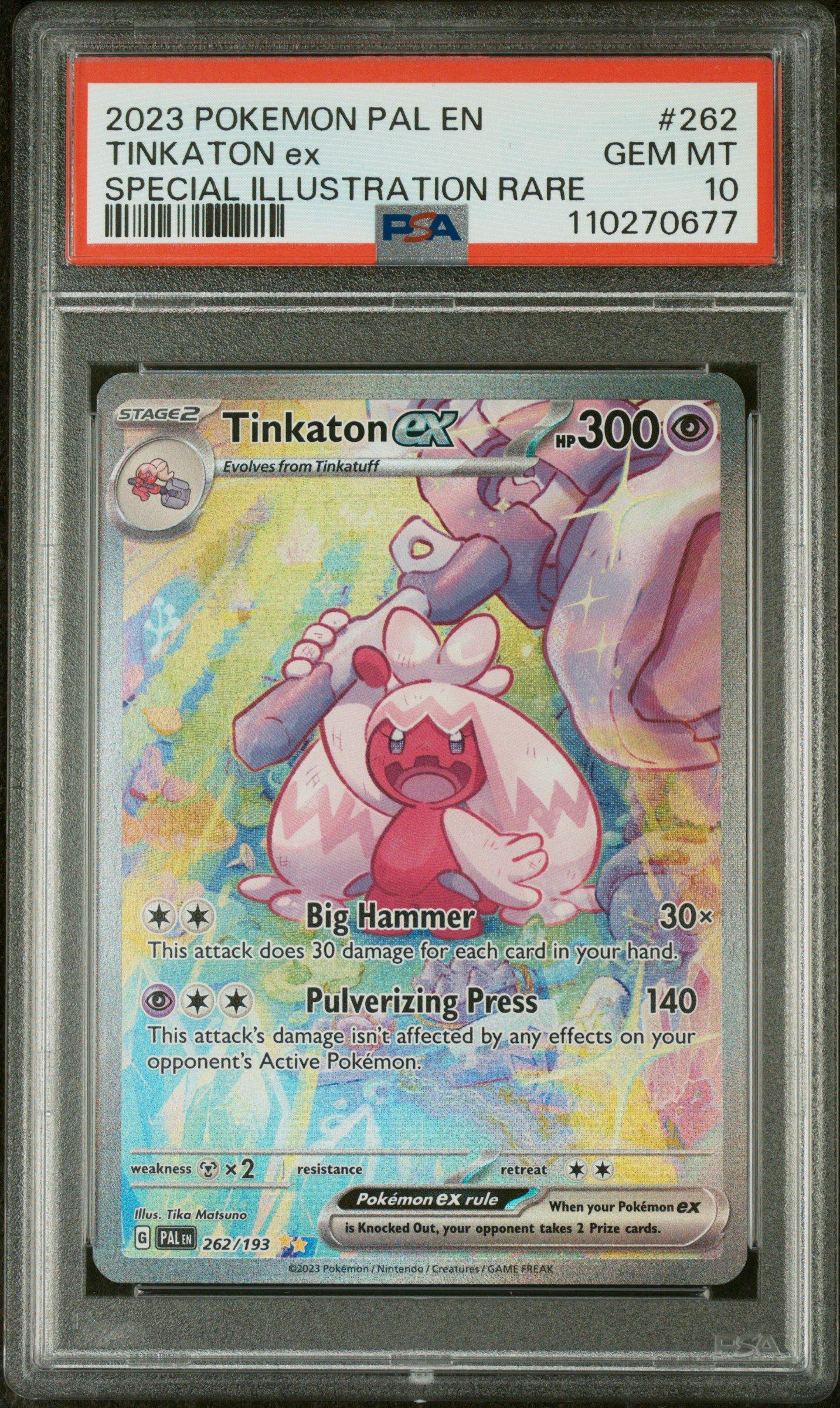 2023 Pokemon Pal En-paldea Evolved 262 Tinkaton Ex Special