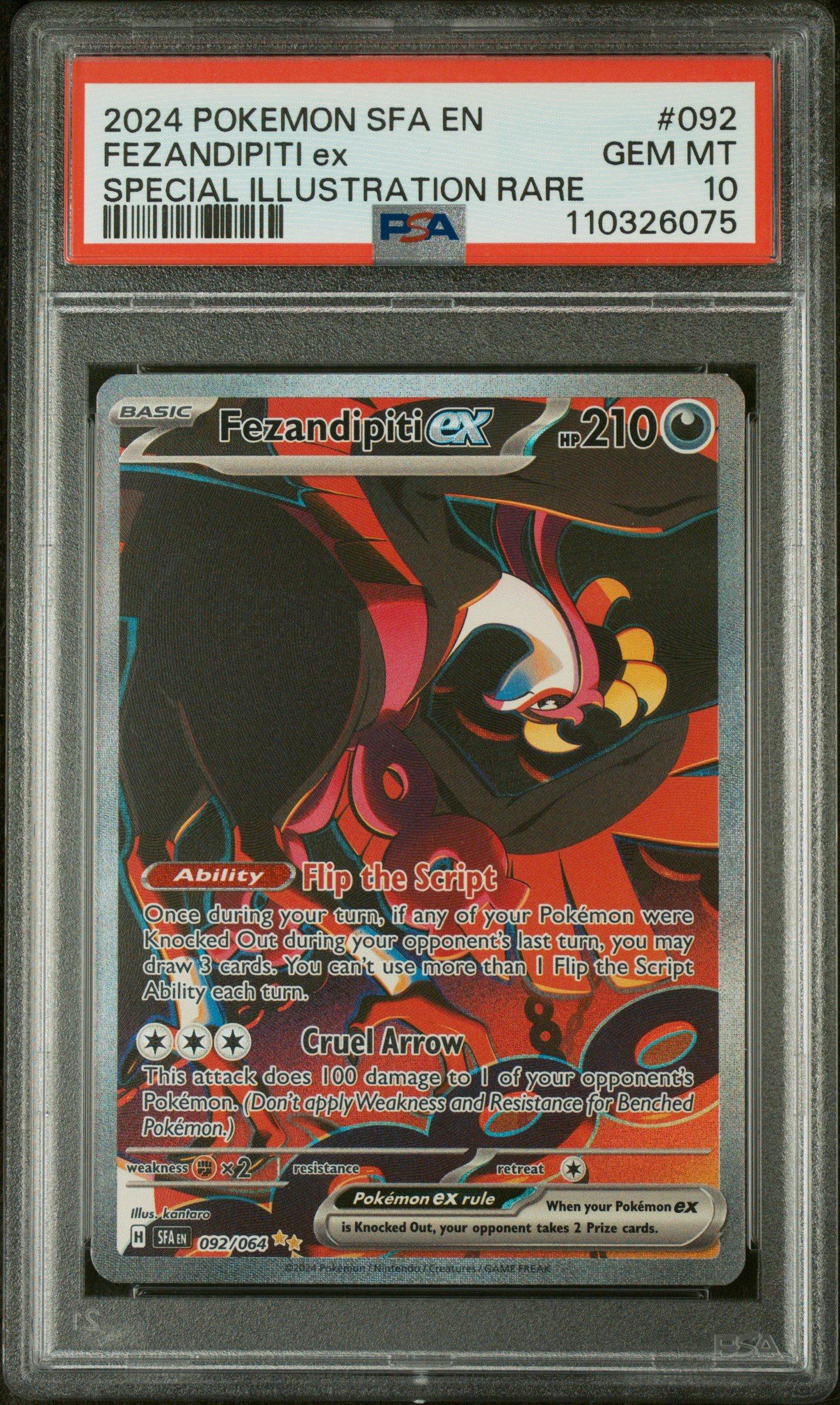 2024 Pokemon Sfa En-shrouded Fable 092 Fezandipiti Ex Special