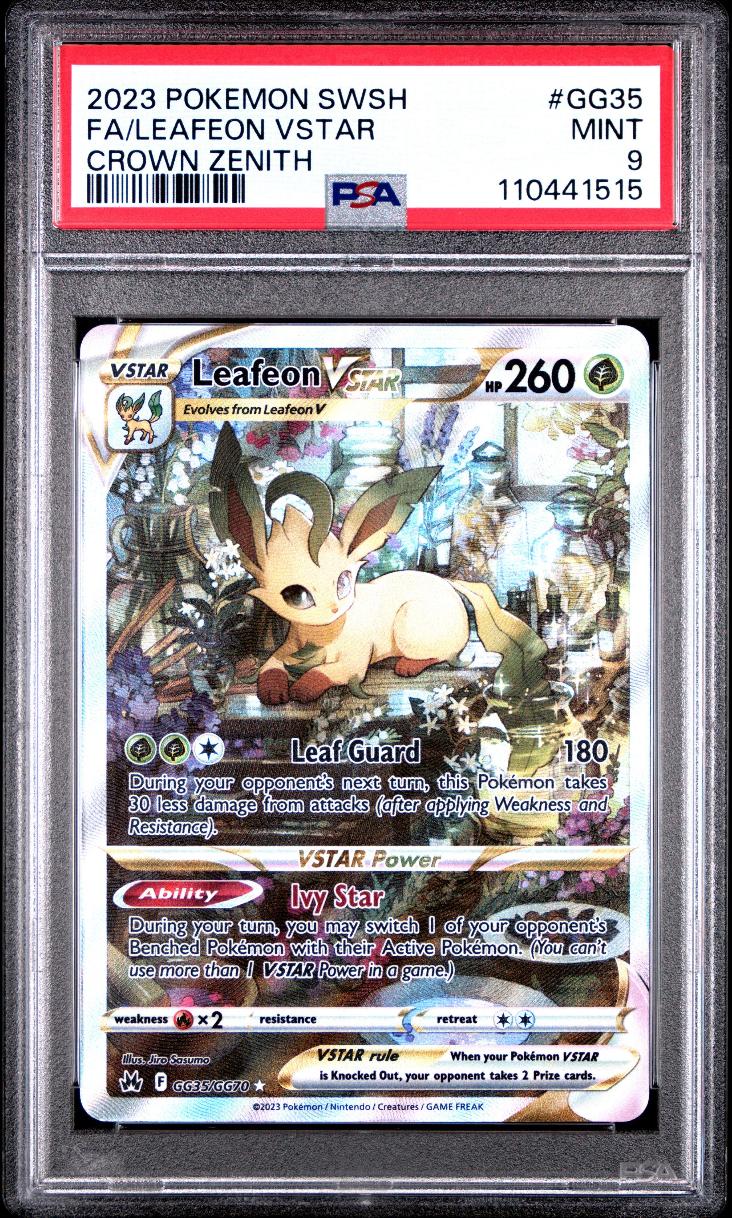 2023 Pokemon Sword And Shield Crown Zenith Gg35 Full Art/leafeon