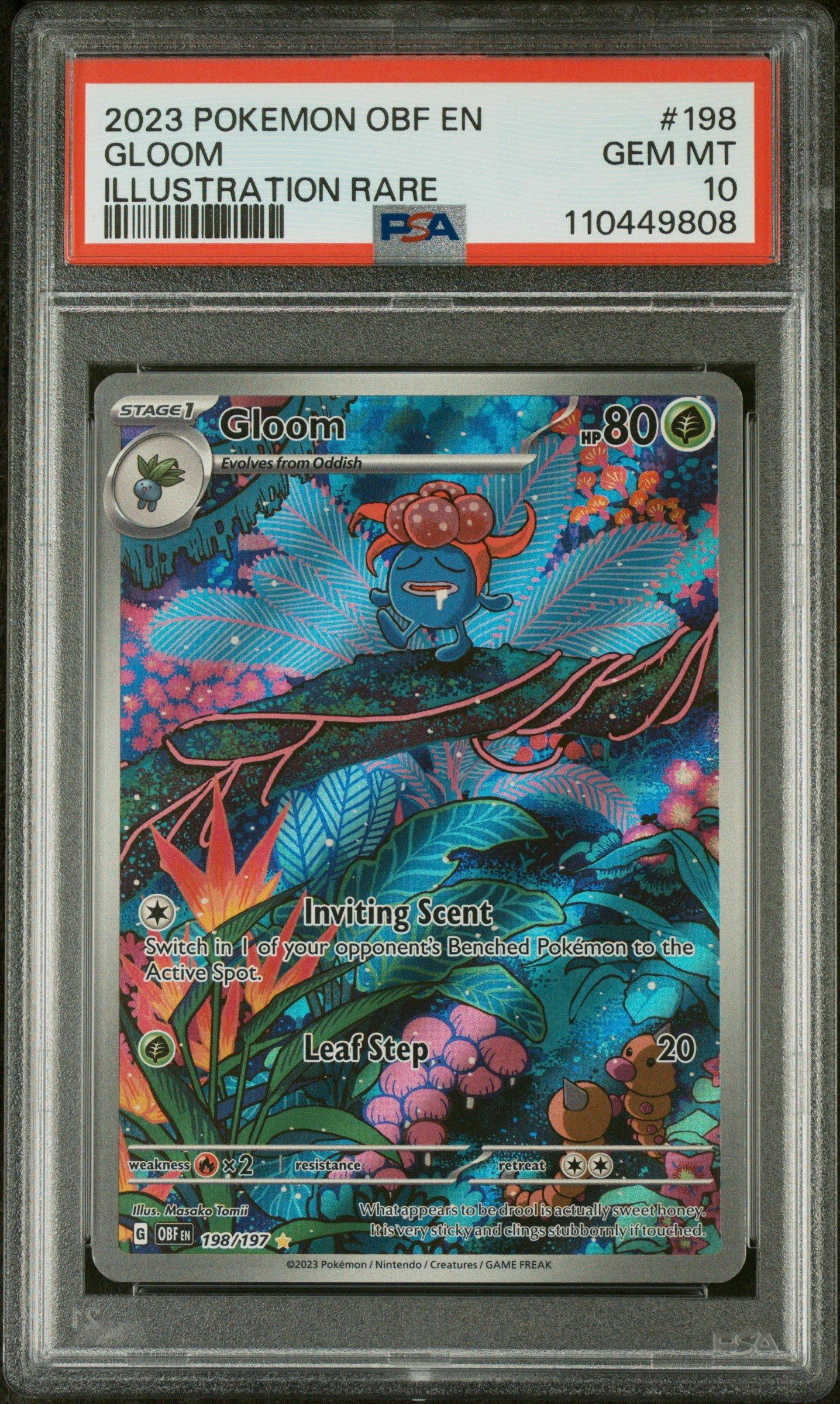 2023 Pokemon Obf En-obsidian Flames 198 Gloom Illustration Rare