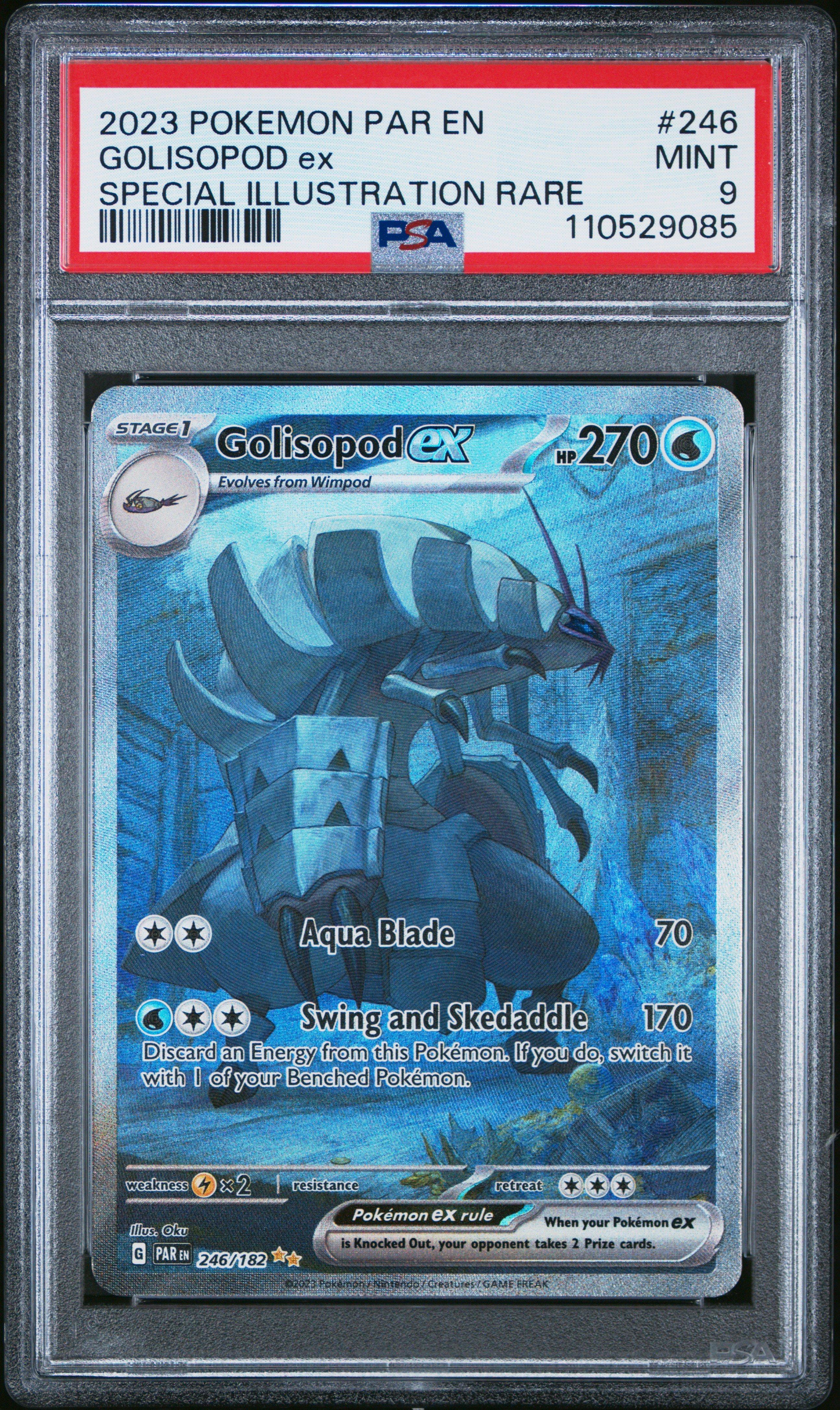 2023 Pokemon Par En-paradox Rift 246 Golisopod Ex Special