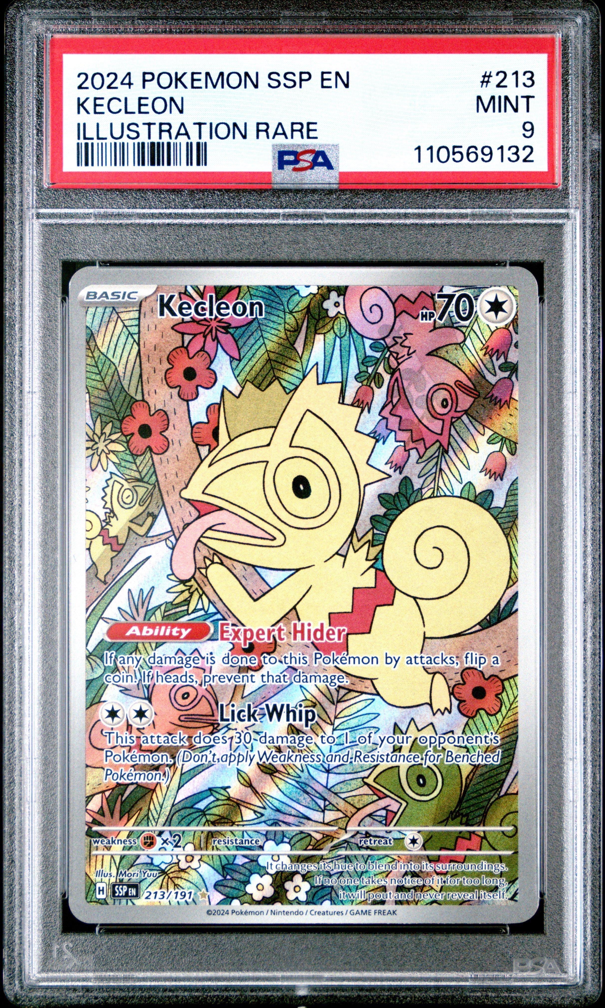 2024 Pokemon Ssp En-surging Sparks 213 Kecleon Illustration Rare