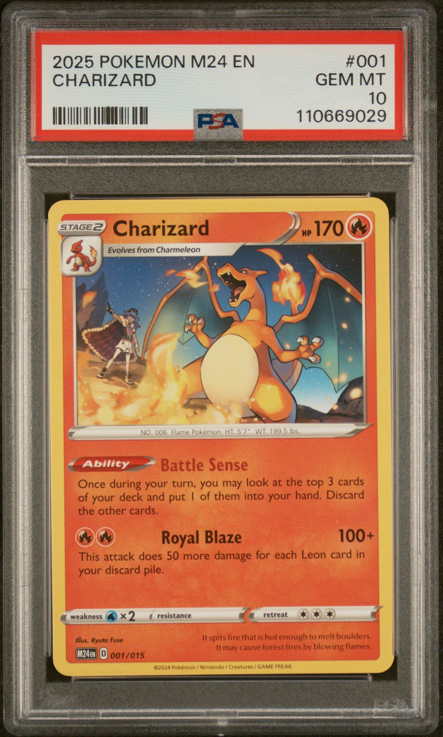 2025 Pokemon M24 En-mcdonald's Collection 001 Charizard PSA 10