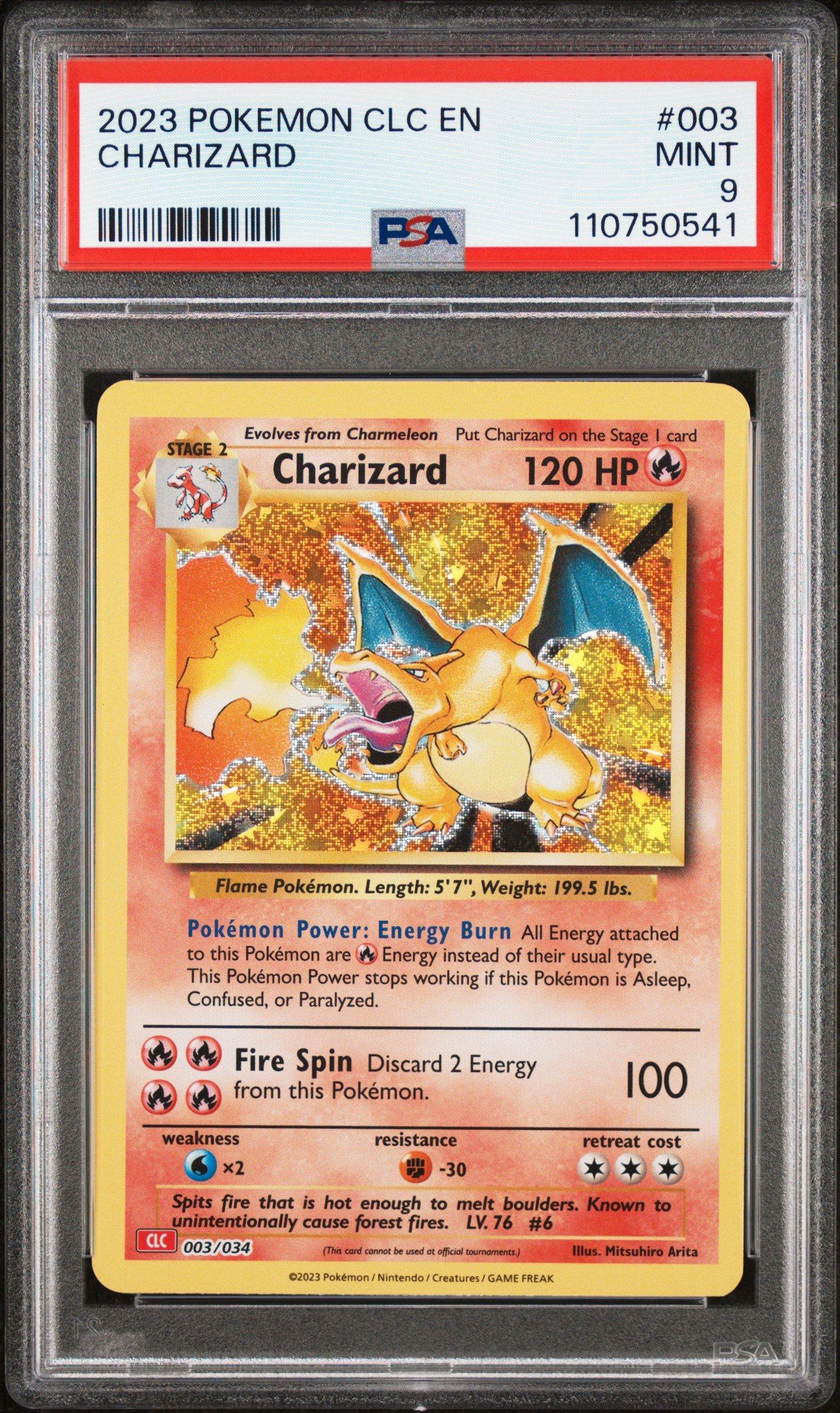2023 Pokemon Clc-trading Card Game Classic Charizard & Ho-oh Ex Deck 003 Charizard PSA
