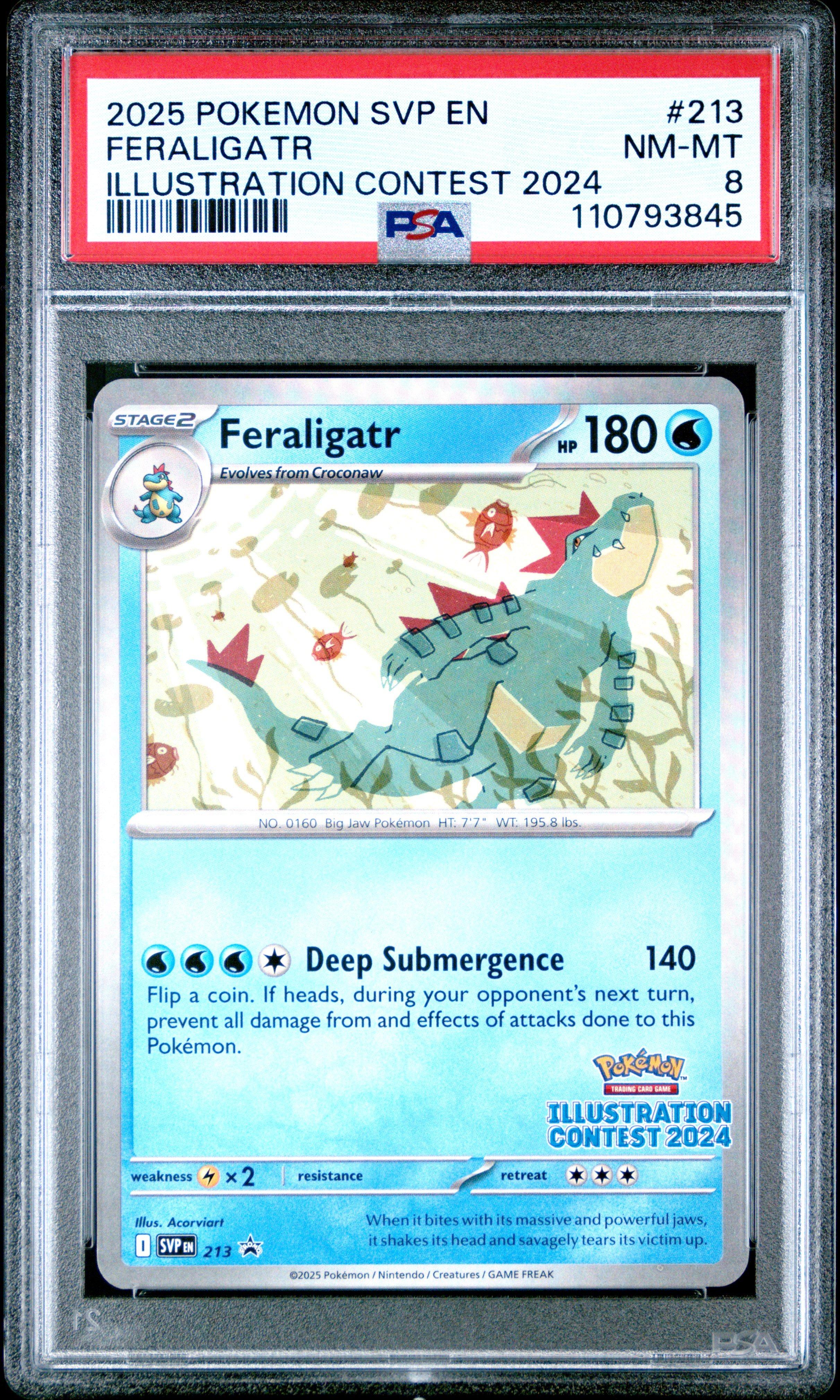 2025 Pokemon Svp En-sv Black Star Promo 213 Feraligatr