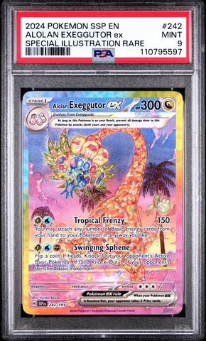 2024 Pokemon Ssp En-surging Sparks 242 Alolan Exeggutor Ex Special