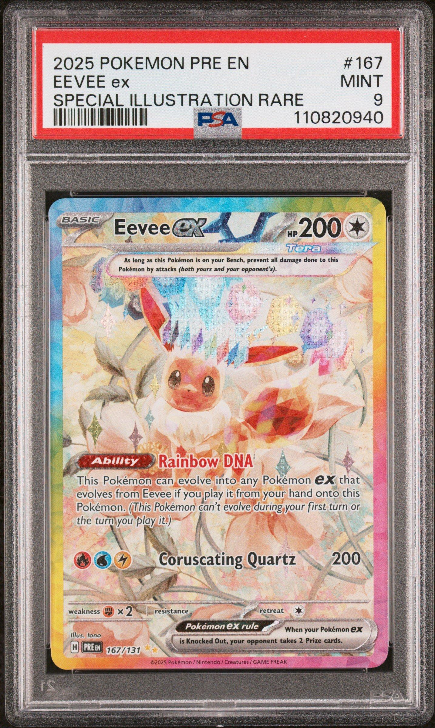 rare pokemon cards eevee evolutions Umbreon - V Ultra 8 Card Lot - Jolteon - Flareon - Vaporeon - Espeon - Glaceon - Leafeon - Sylveon this PSA 9 card is the perfect way to showcase your collection. 2025 Pokemon Pre En-prismatic Evolutions