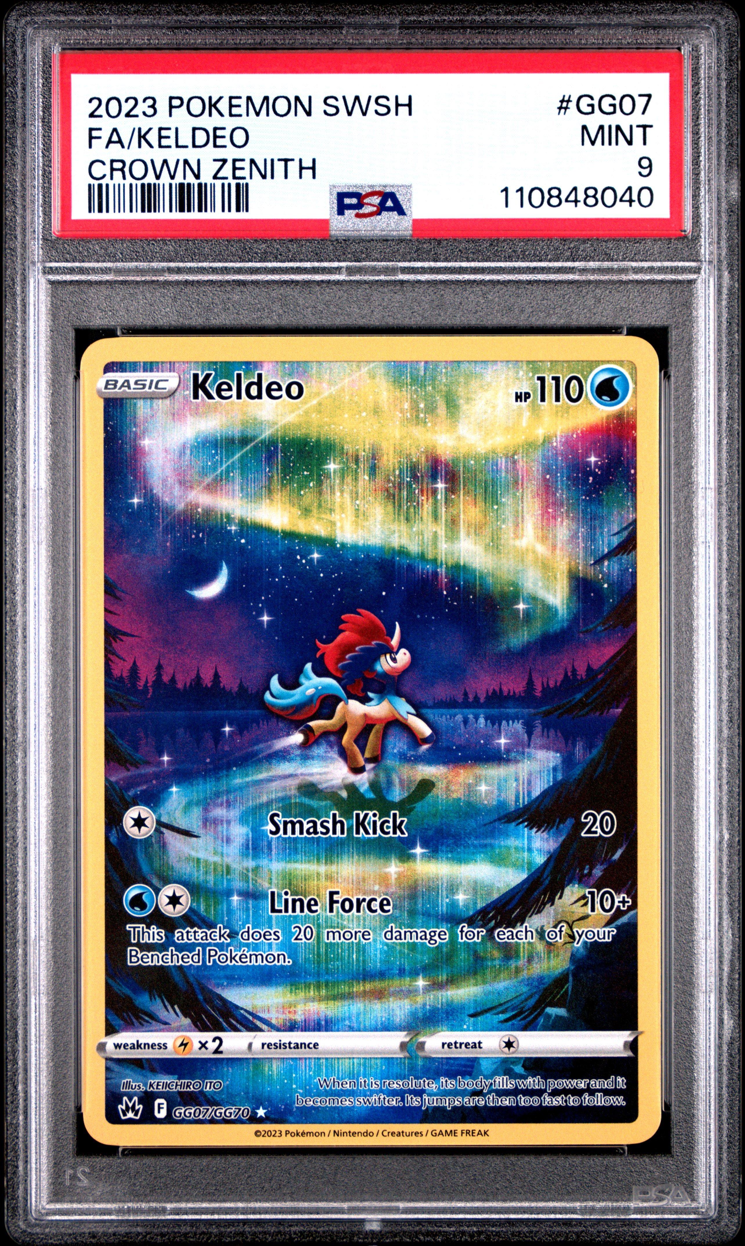 2023 Pokemon Sword And Shield Crown Zenith Gg07 Full Art/keldeo