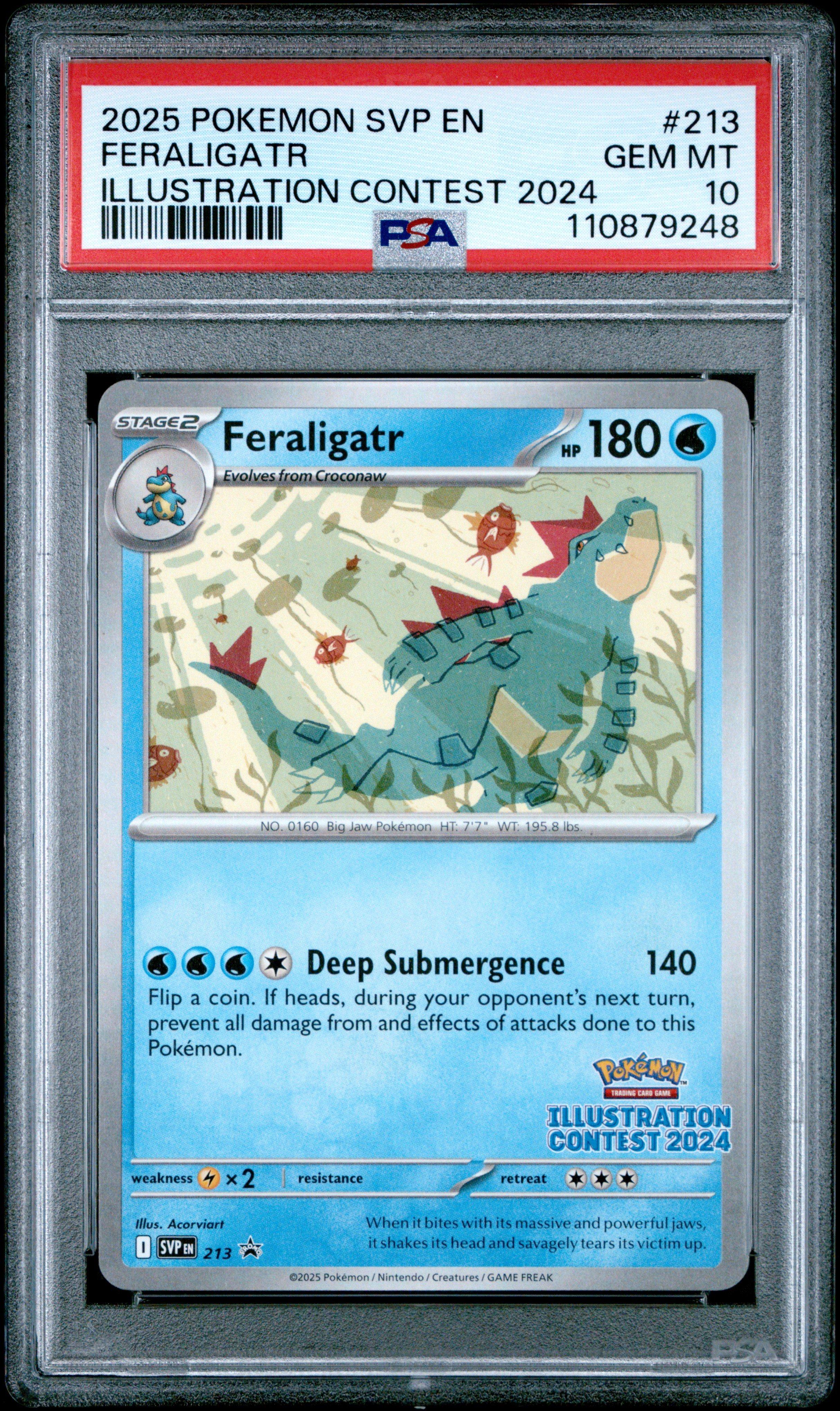 2025 Pokemon Svp En-sv Black Star Promo 213 Feraligatr