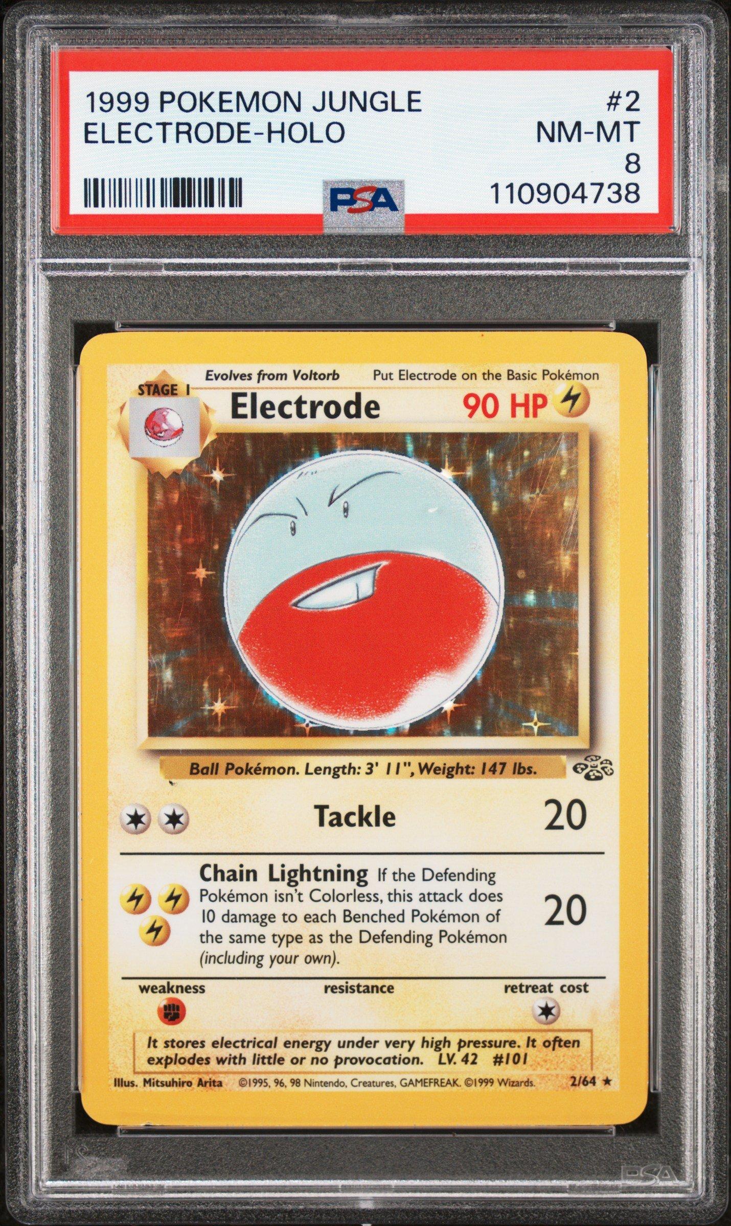 1999 Pokemon Jungle 2 Electrode-holo PSA