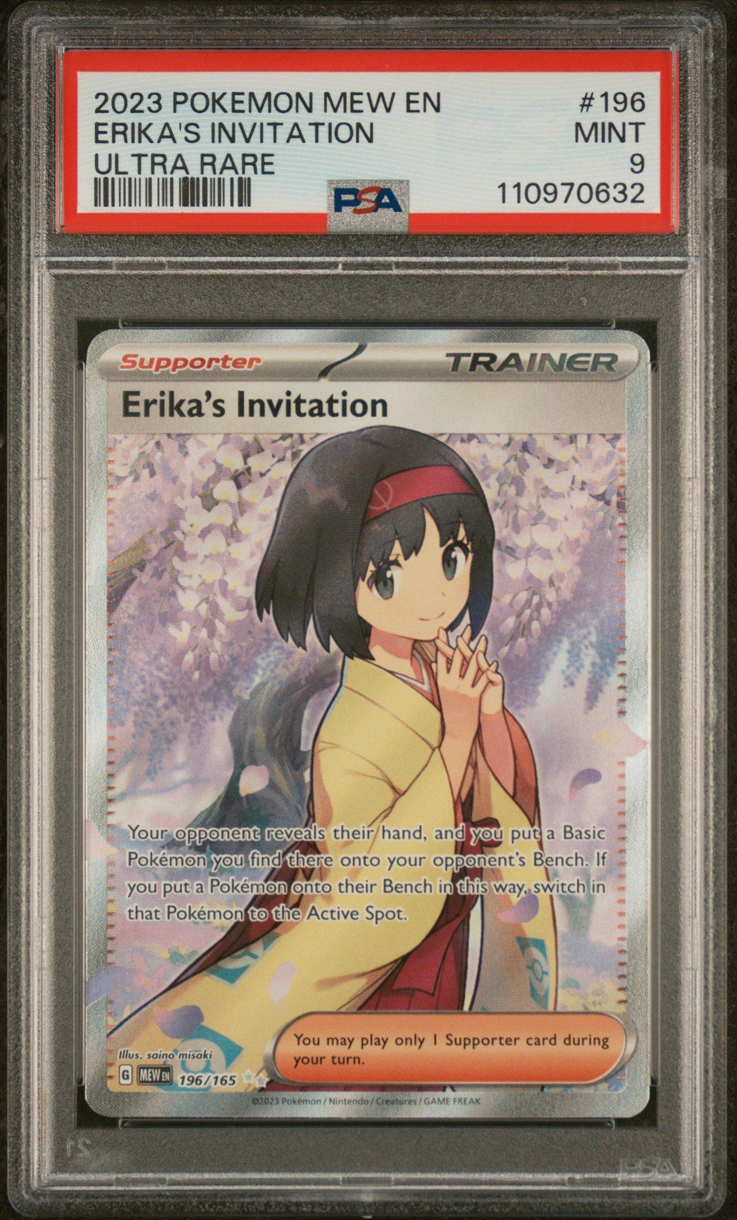 2023 Pokemon Mew En-151 196 Erika