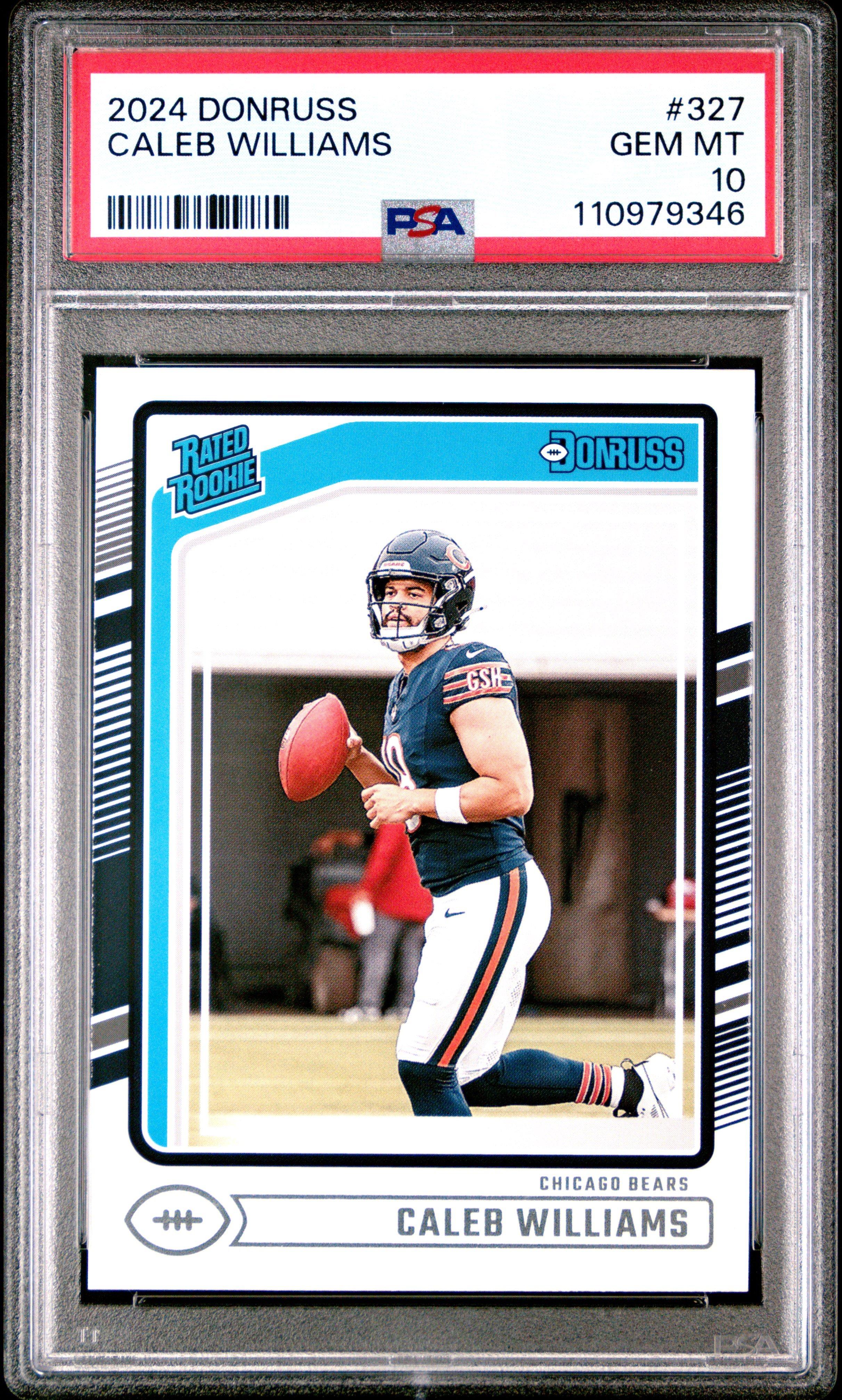 2024 Panini Donruss 327 Caleb Williams PSA 10 Graded Card | GameStop