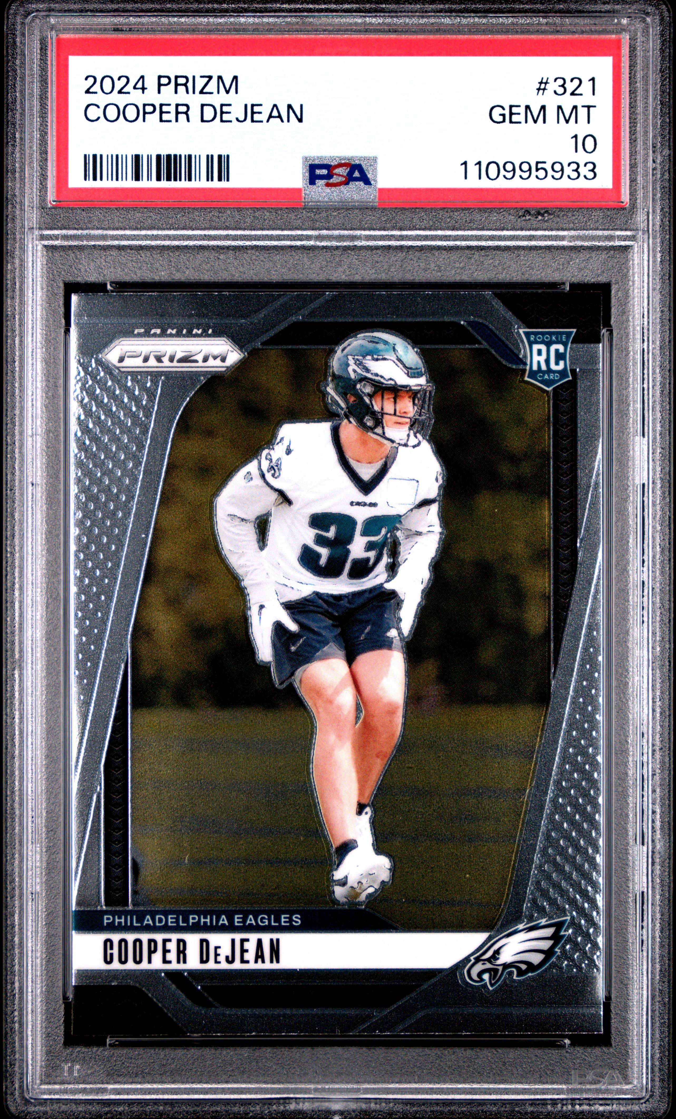 2024 Panini Prizm 321 Cooper Dejean PSA 10