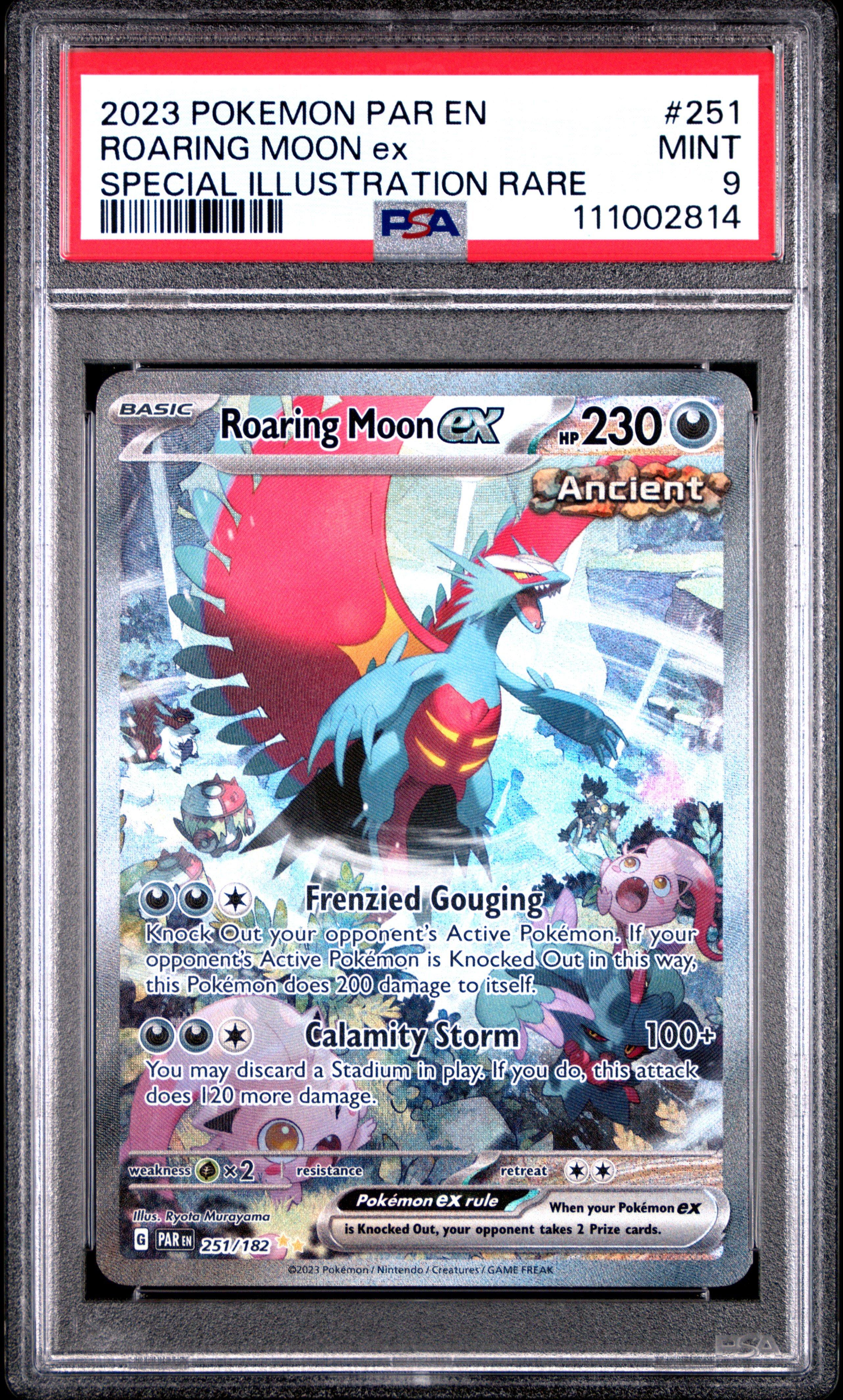 トドロクツキEX #090 ROARING MOON 8 Roaring Moon ex SAR 090/066 sv4K Ancient Roar 2023 Pokemon
