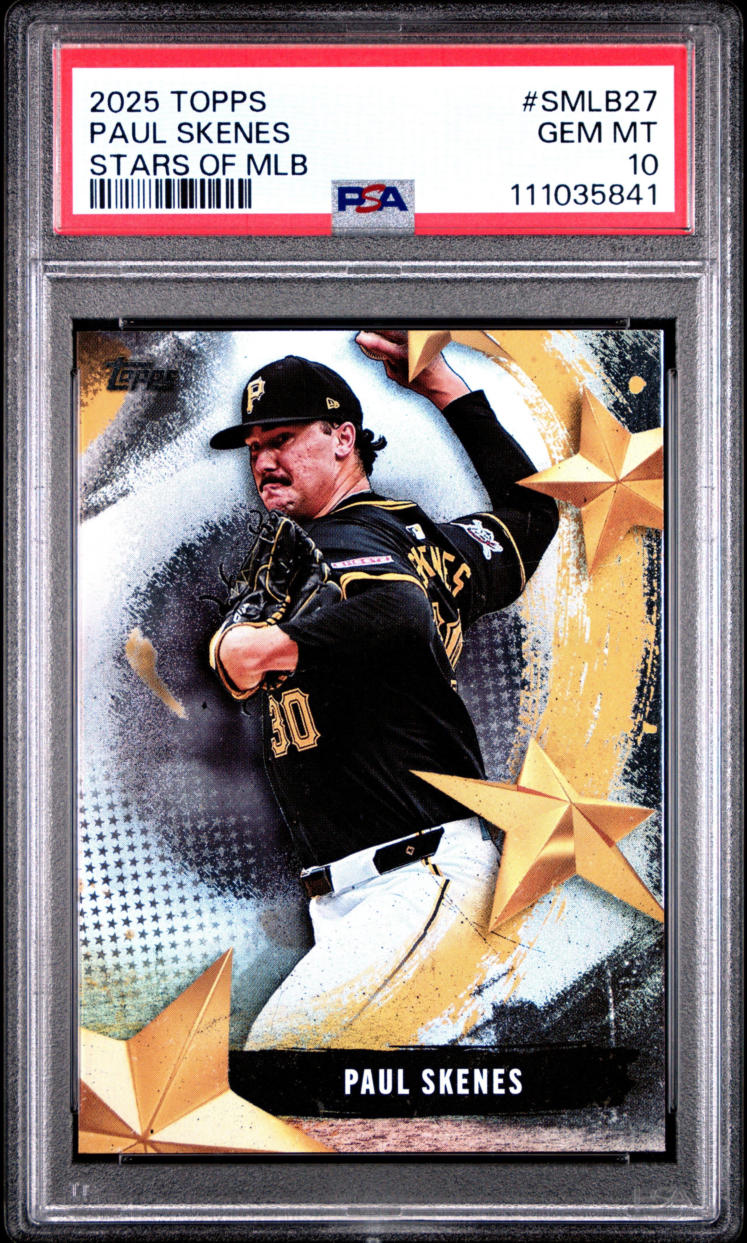 2025 Topps Stars Of Mlb Smlb27 Paul Skenes PSA 10