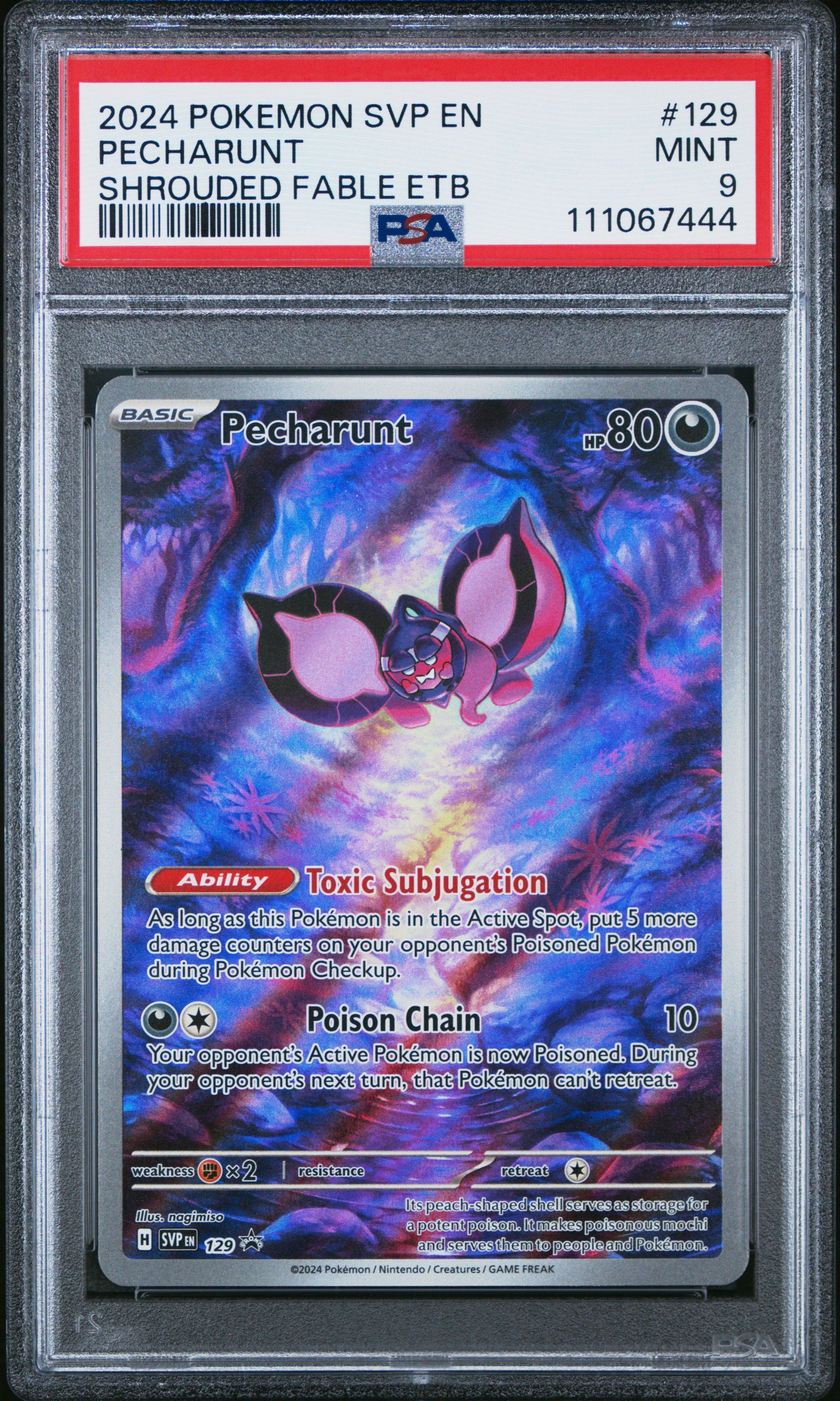 2025 Pokemon Japanese Sv9-battle Partners 103 Wailord Art Rare PSA