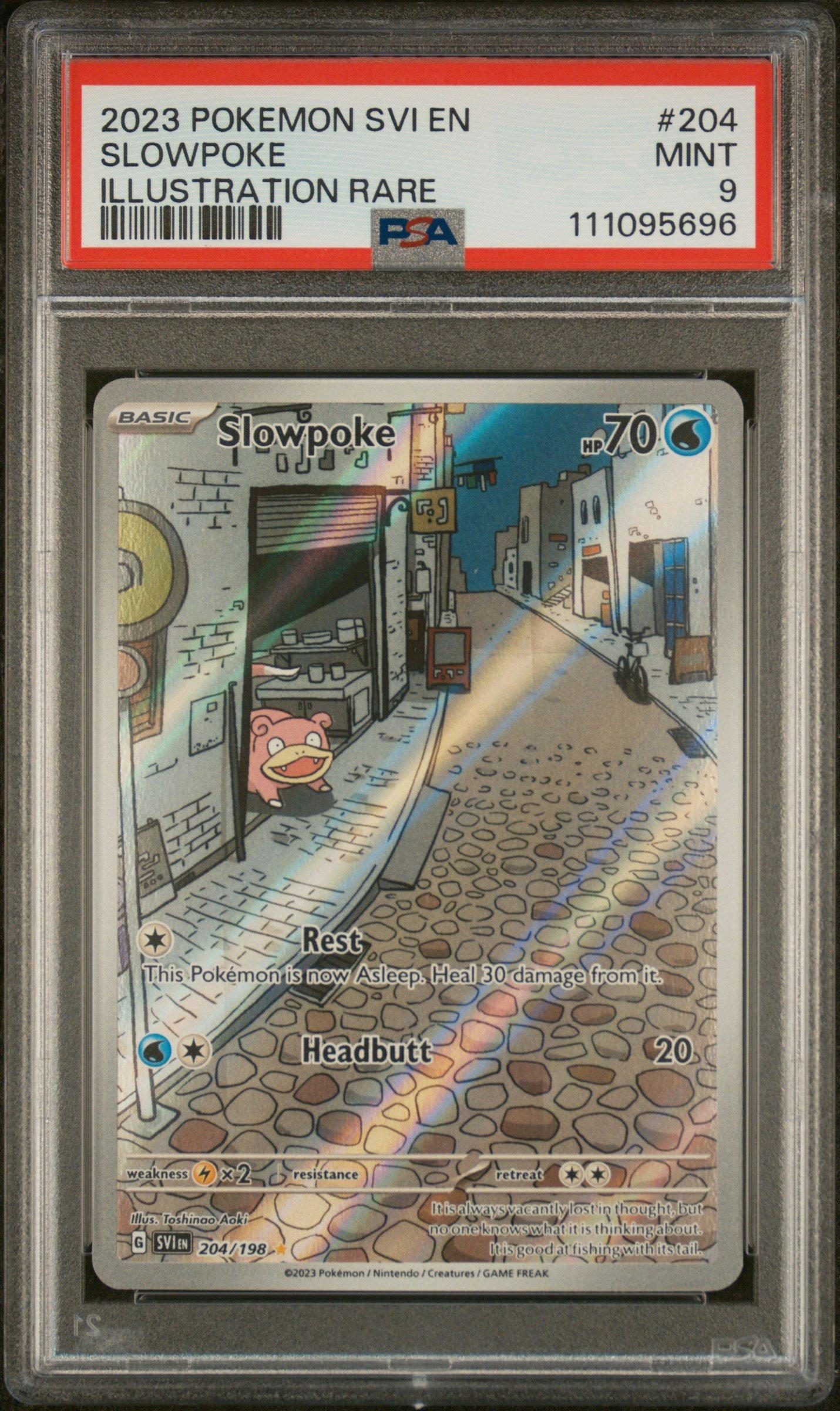2023 POKEMON SLOWPOKE ヤドン AR アートレア PSA10 PSA10 Slowpoke 082 Art Rare 2023 Pokemon Japanese Sv1v-Violet Ex