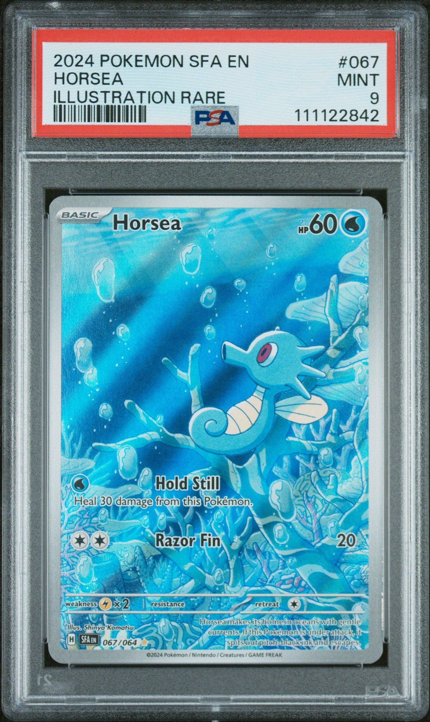 2024 Pokemon Sfa En-shrouded Fable 067 Horsea Illustration Rare