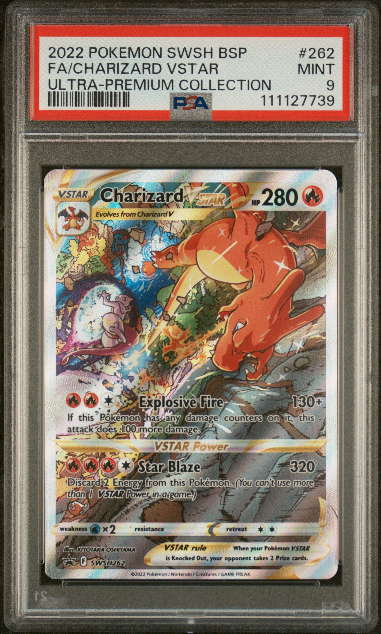 2022 Pokemon Swsh Black Star Promo 262 Full Art/charizard Vstar