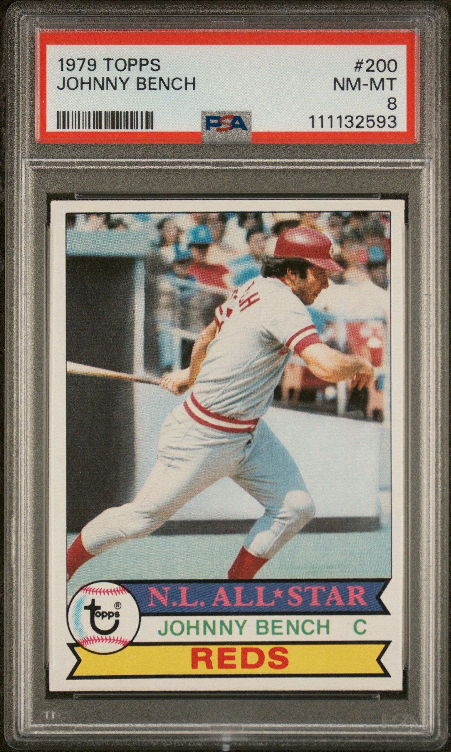 1979 Topps 200 Johnny Bench PSA