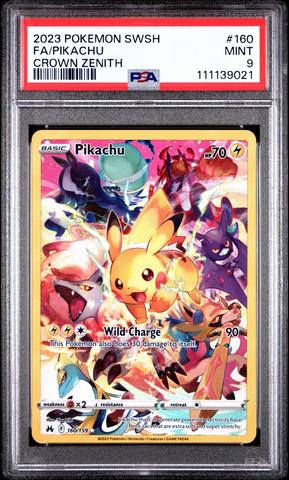 2023 Pokemon Sword And Shield Crown Zenith Gg30 Full Art/pikachu