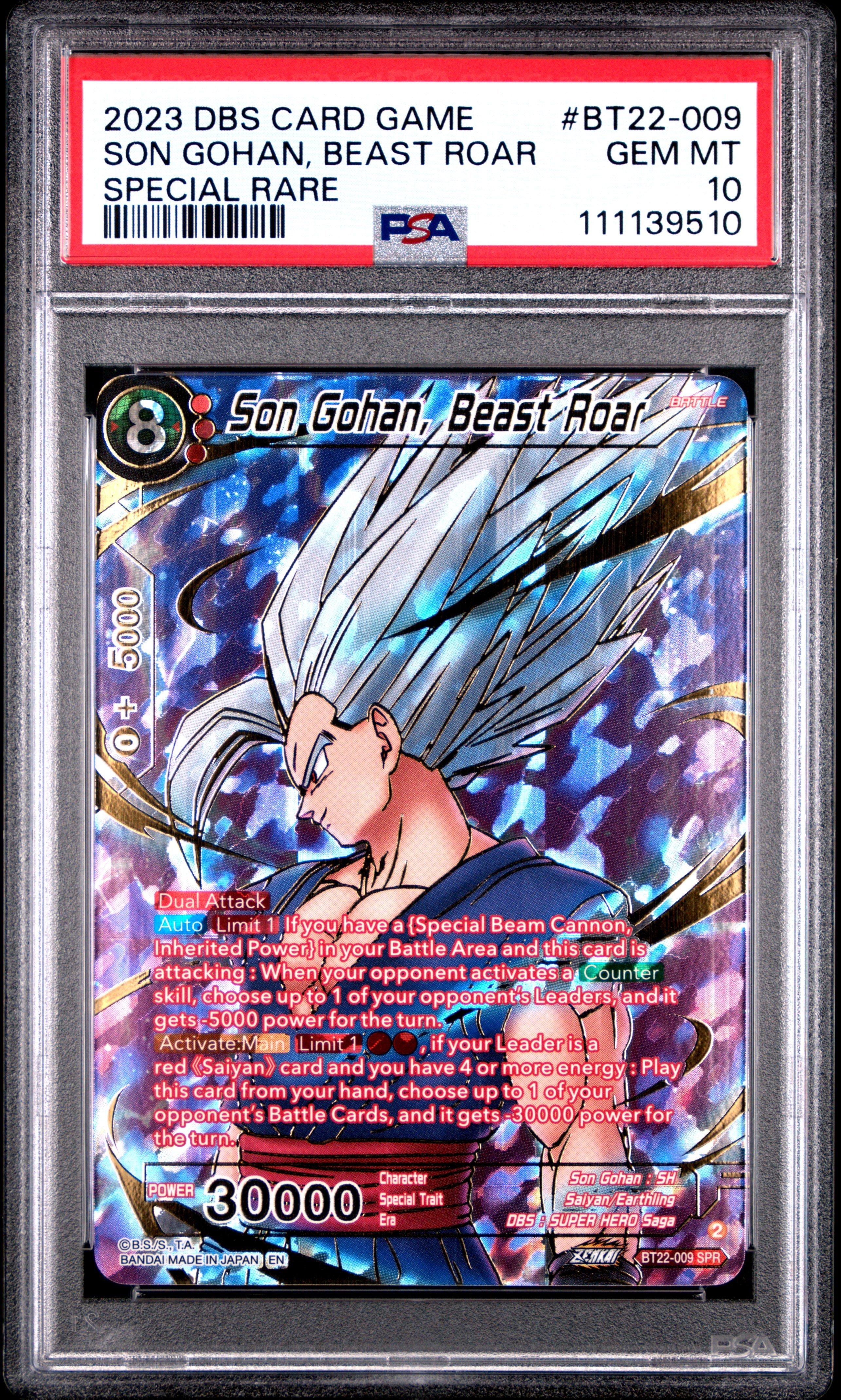 2023 Dragon Ball Super Card Game Series 22 Critical Blow Bt22-009 Son Gohan