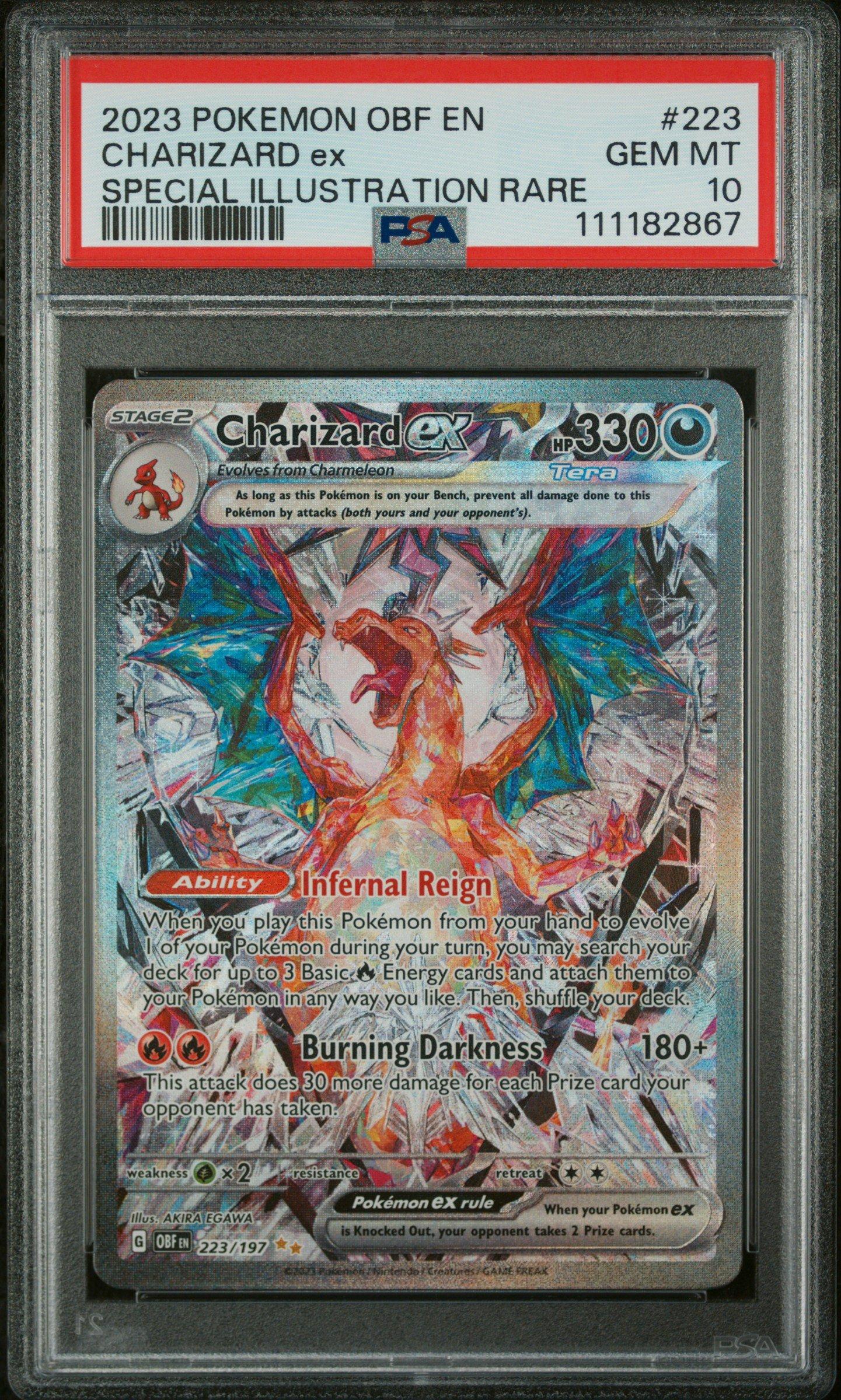 ポケモンカードゲーム PSA10 2023 CHARIZARD ex SPECIAL ART RARE PSA 10 GEM MINT JAPANESE POKEMON 2023 CHARIZARD ex 349/190