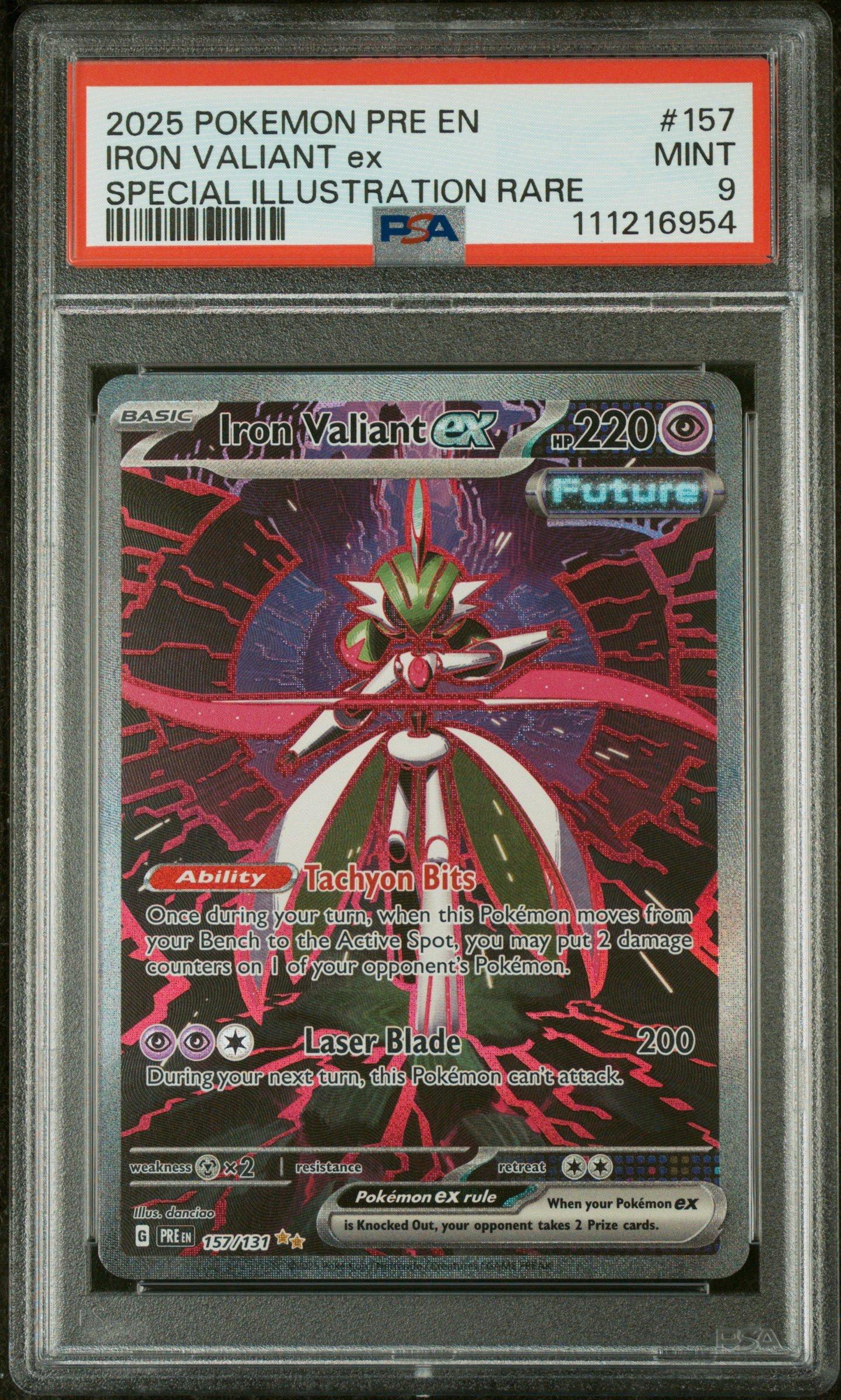 iron valiant ex pokemon card value Iron Valiant ex (068) [Scarlet & Violet: Black Star Promos] Lightly Played Holofoil