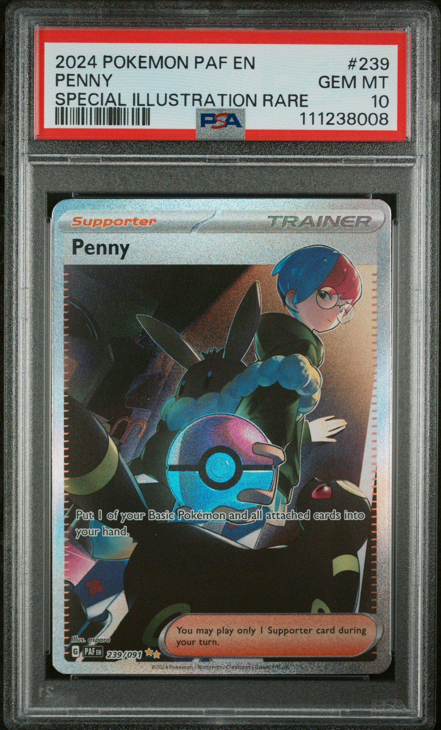 pokemon penny card Pokemon TCG Scarlet and Violet Penny # 252 Foil Full Art — Collectible  Craze America main image 1