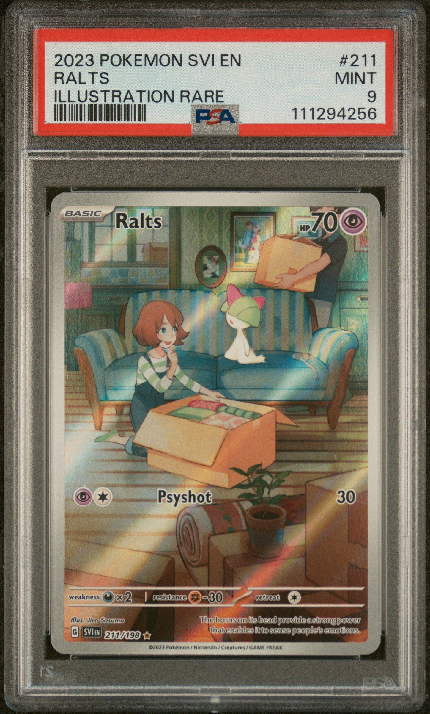 2023 Pokemon Svi En-scarlet & Violet 211 Ralts Illustration Rare