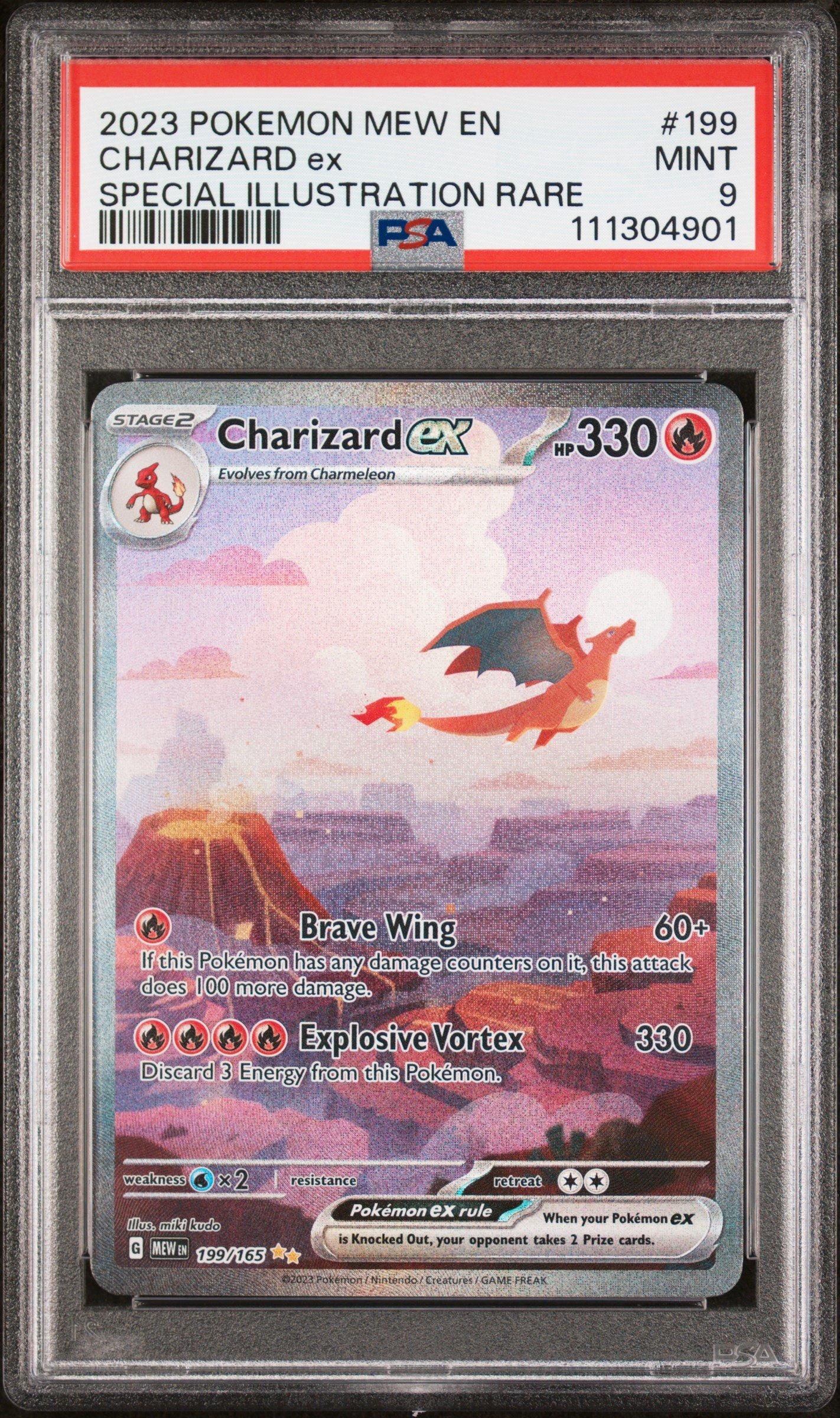 2023 Pokemon Mew En-151 199 Charizard Ex Special Illustration Rare