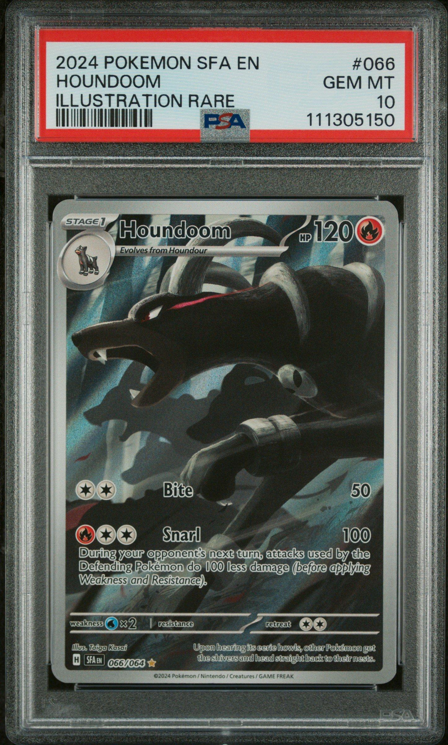 2024 Pokemon Sfa En-shrouded Fable 066 Houndoom Illustration Rare