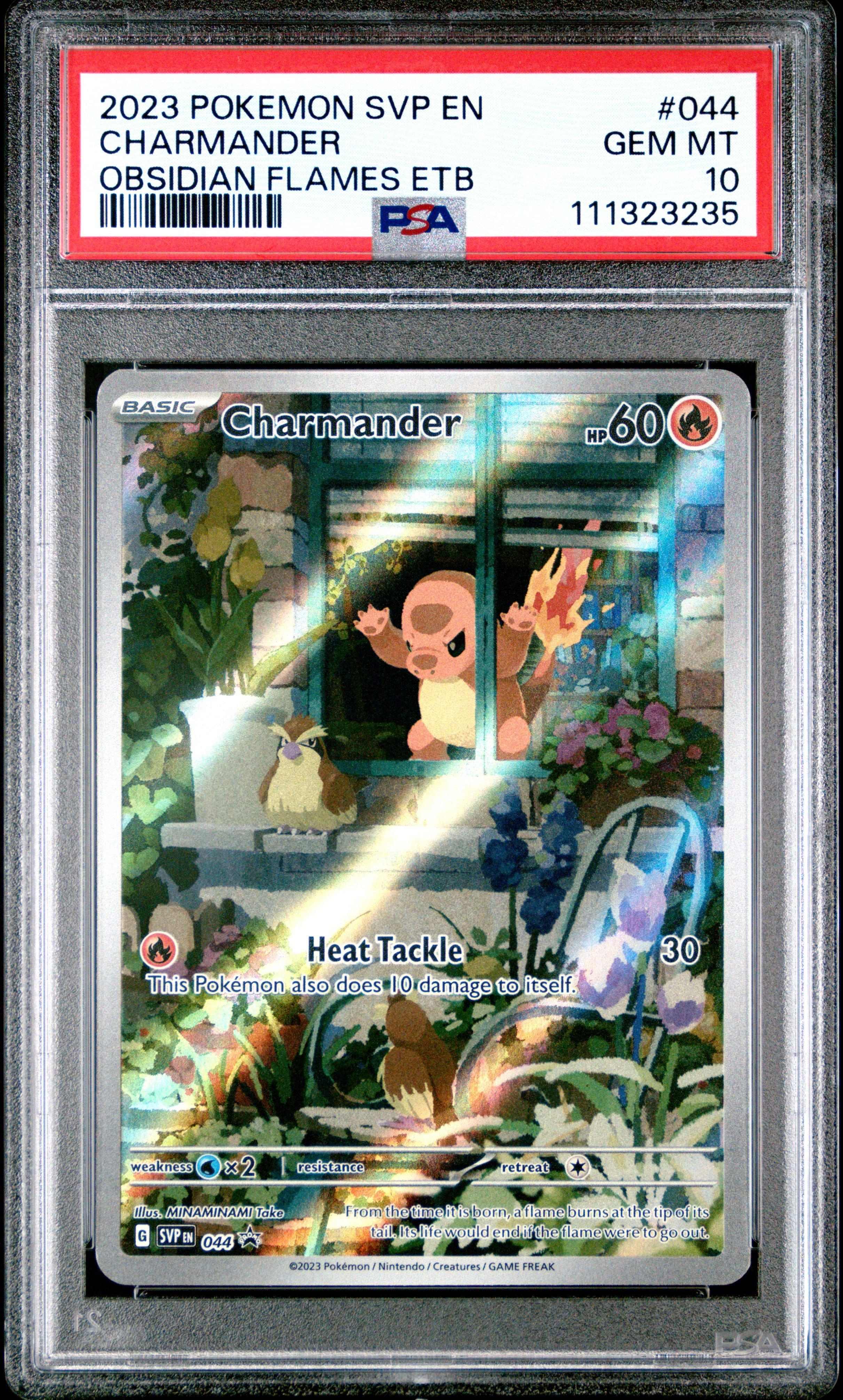 2023 Pokemon Svp En-sv Black Star Promo 044 Charmander Obsidian