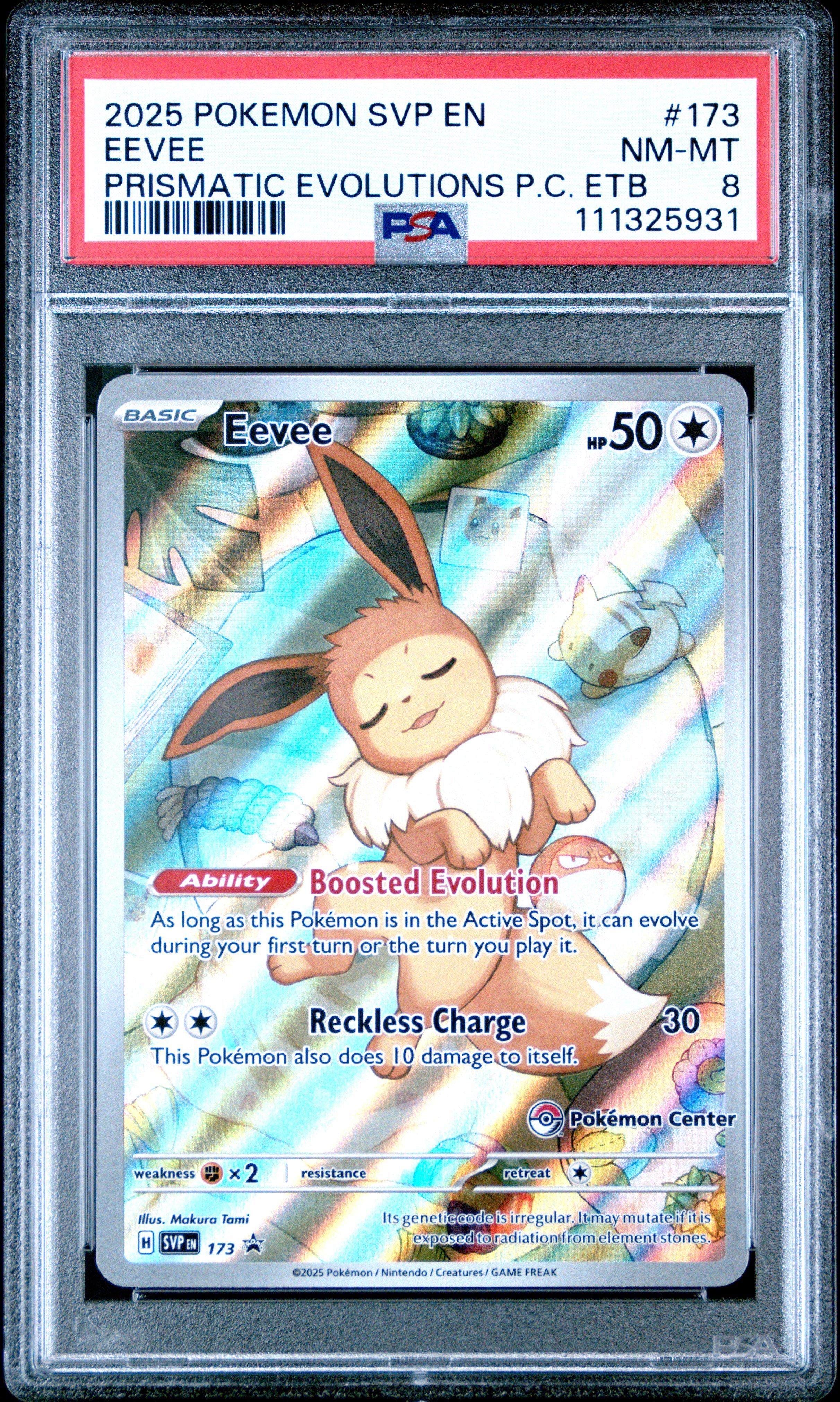 2025 Pokemon Svp En-sv Black Star Promo 173 Eevee Prismatic