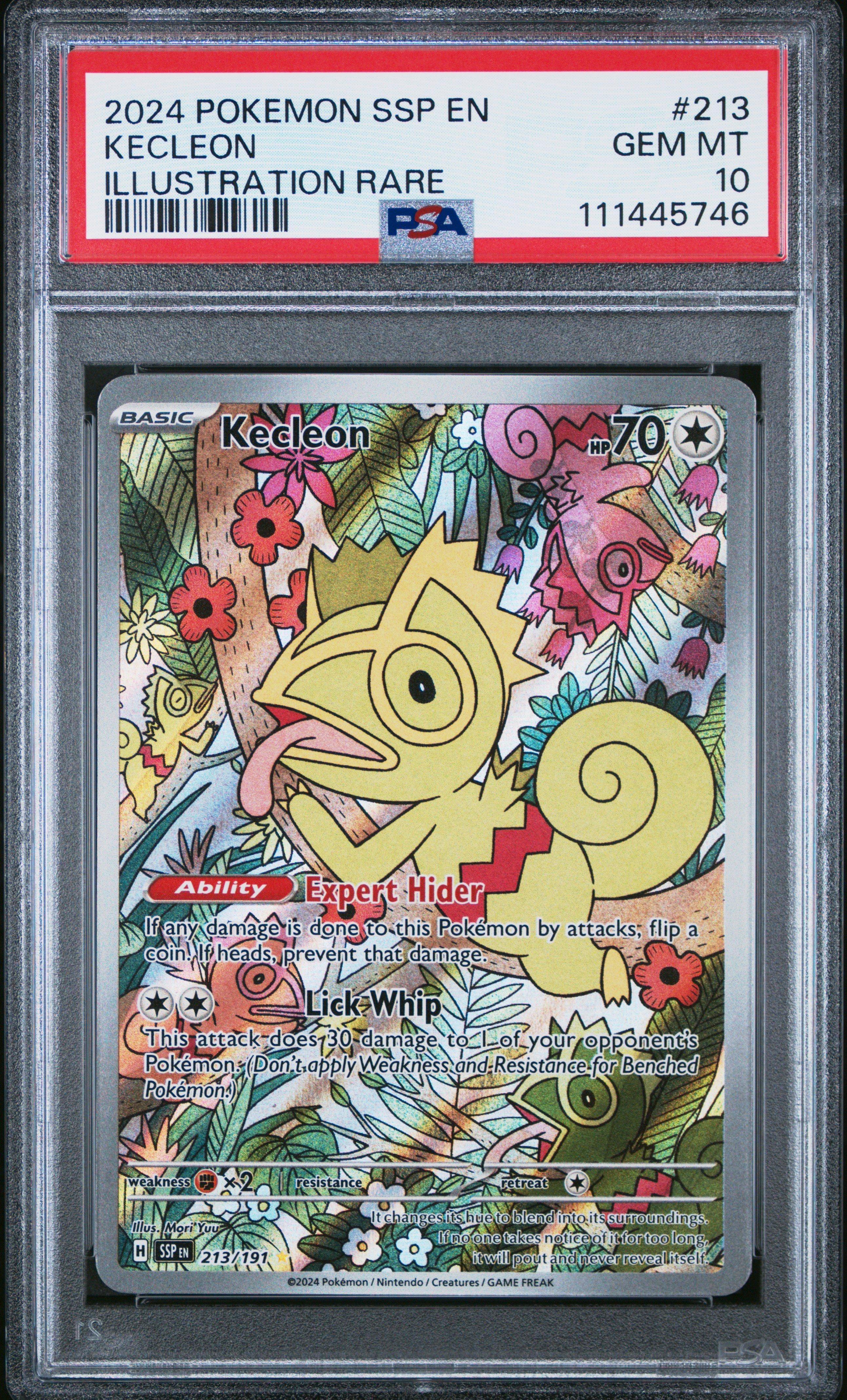 2024 Pokemon Ssp En-surging Sparks 213 Kecleon Illustration Rare