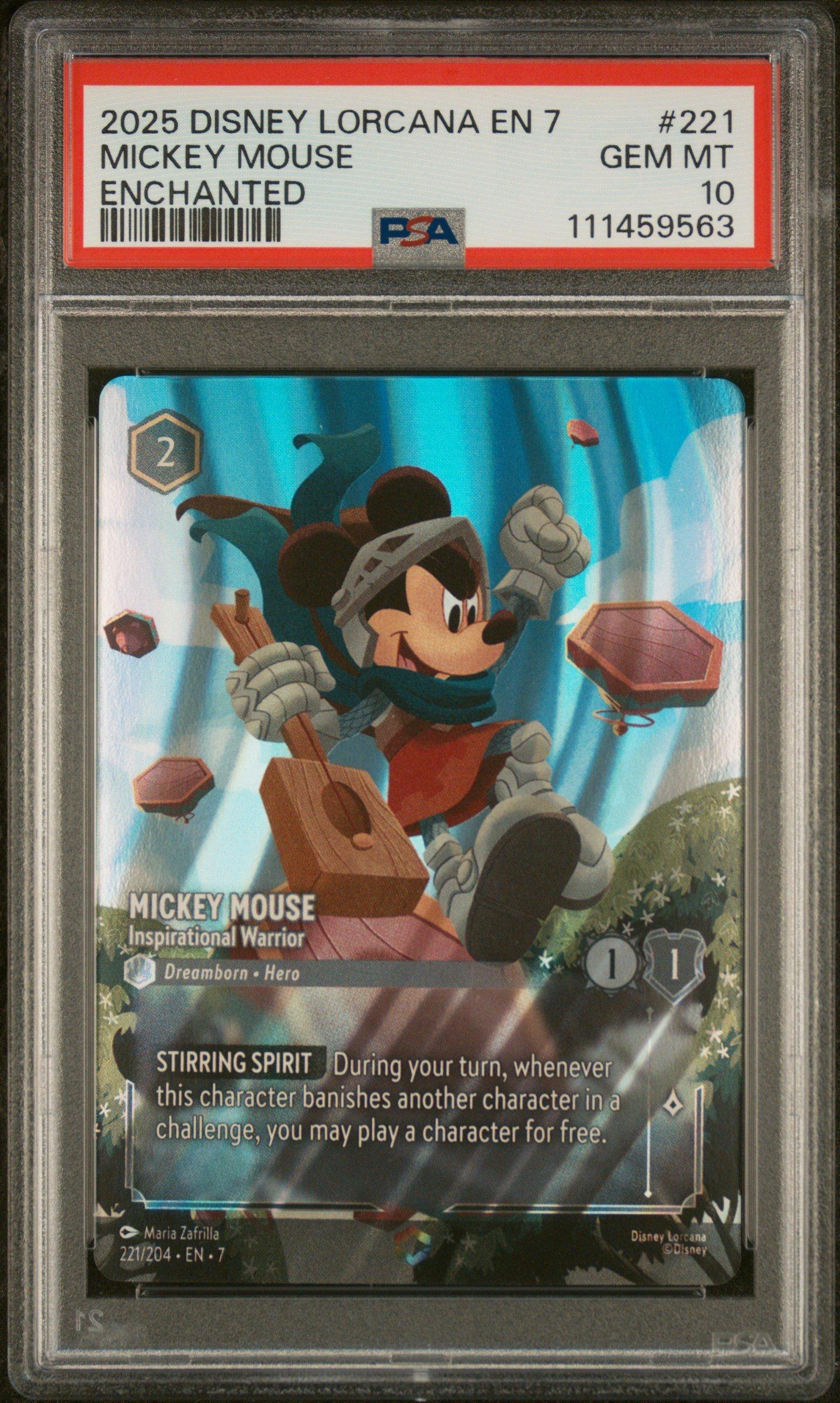 mickey mouse lorcana cards Ravensburger Disney TCG Deck Box Featuring - Wayward Sorcerer | Securely Store 80 Sleeved | Durable Portable Organizer for TCG Players Nine pockets per page for standard 2025 Disney Lorcana En 7-archazia's