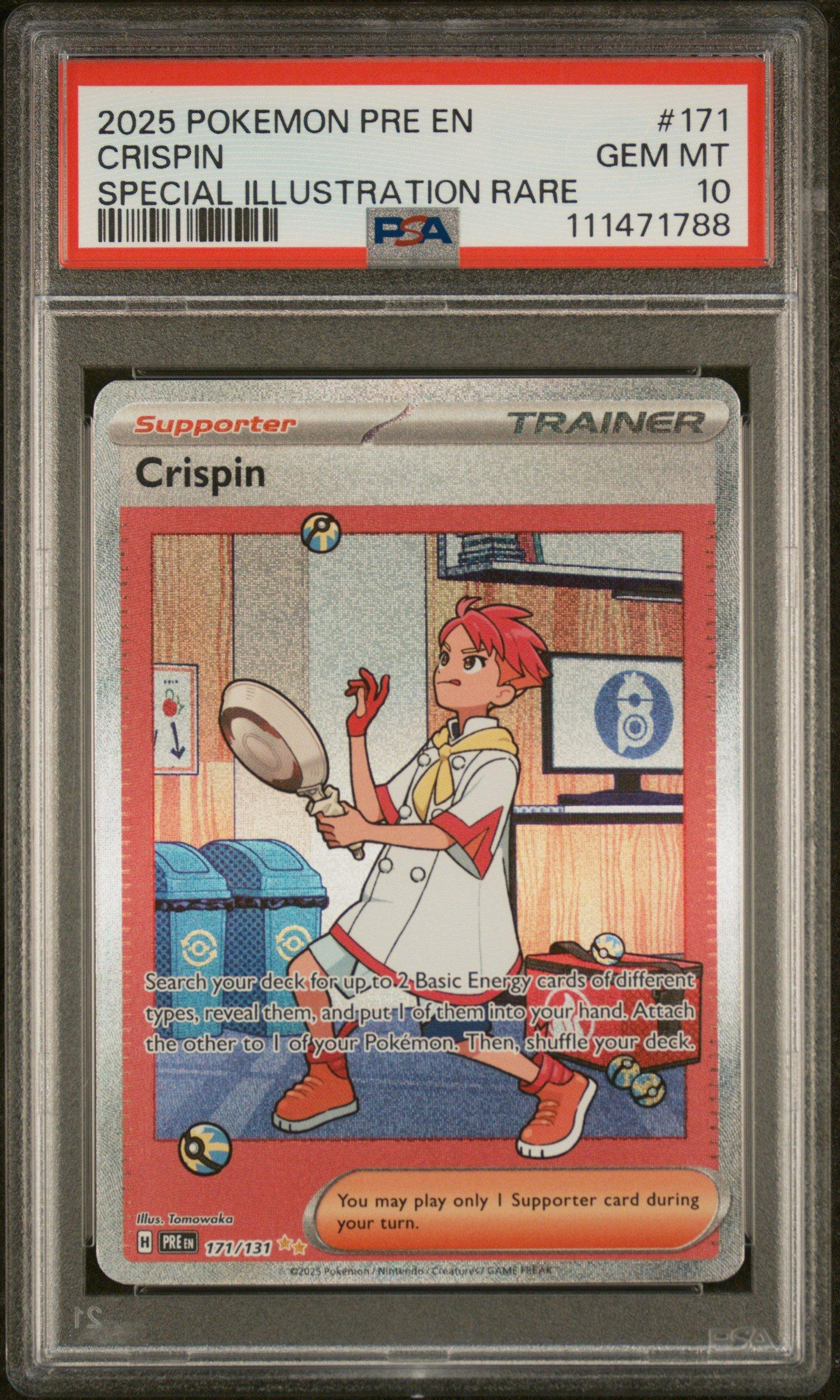 2025 Pokemon Pre En-prismatic Evolutions 171 Crispin Special 