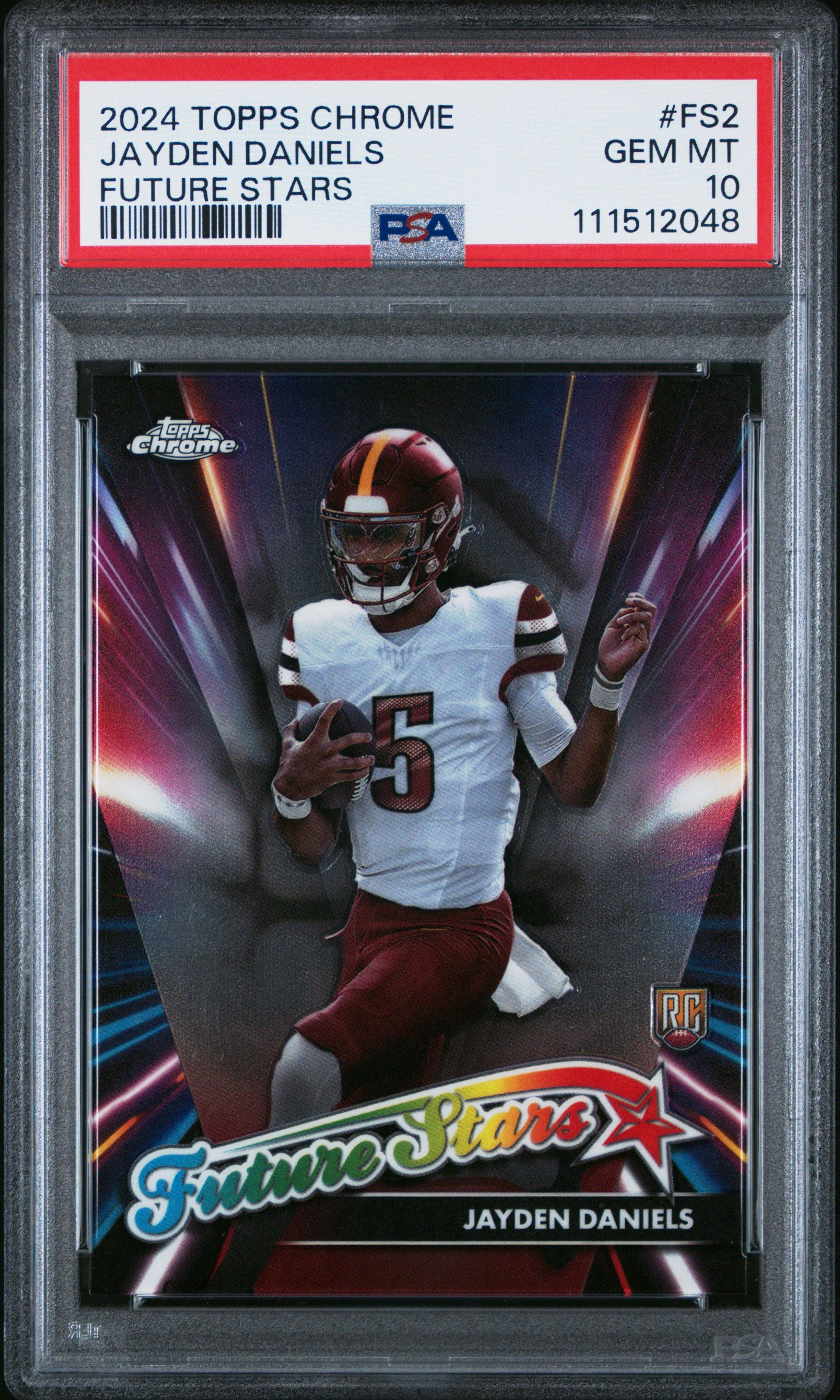 2024 Topps Chrome Future Stars Fs2 Jayden Daniels PSA 10