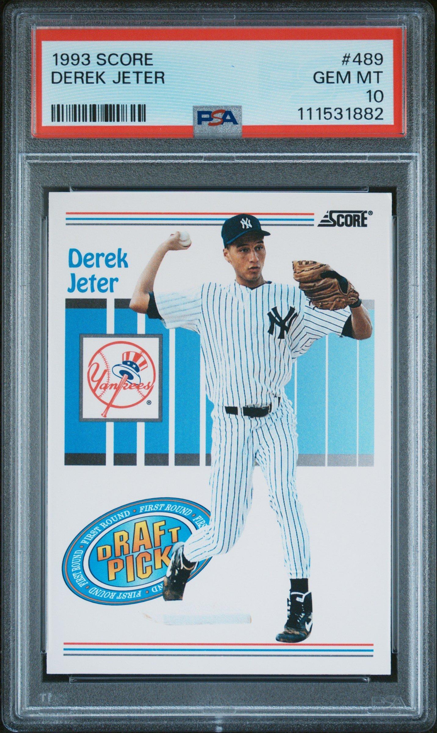 1993 Score 489 Derek Jeter PSA 10 Graded Card | GameStop