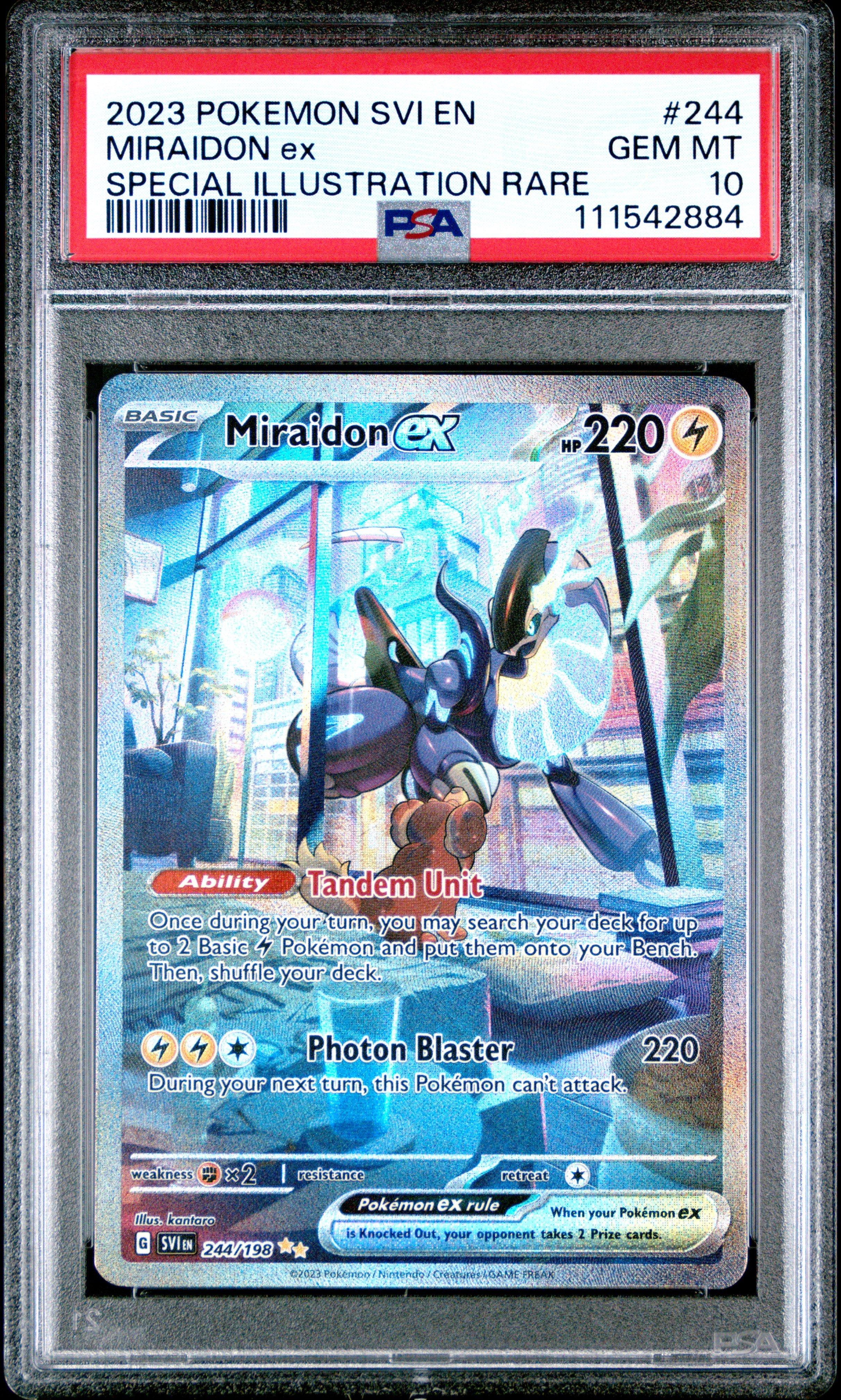 2023 Pokemon Svi En-scarlet & Violet 244 Miraidon Ex Special