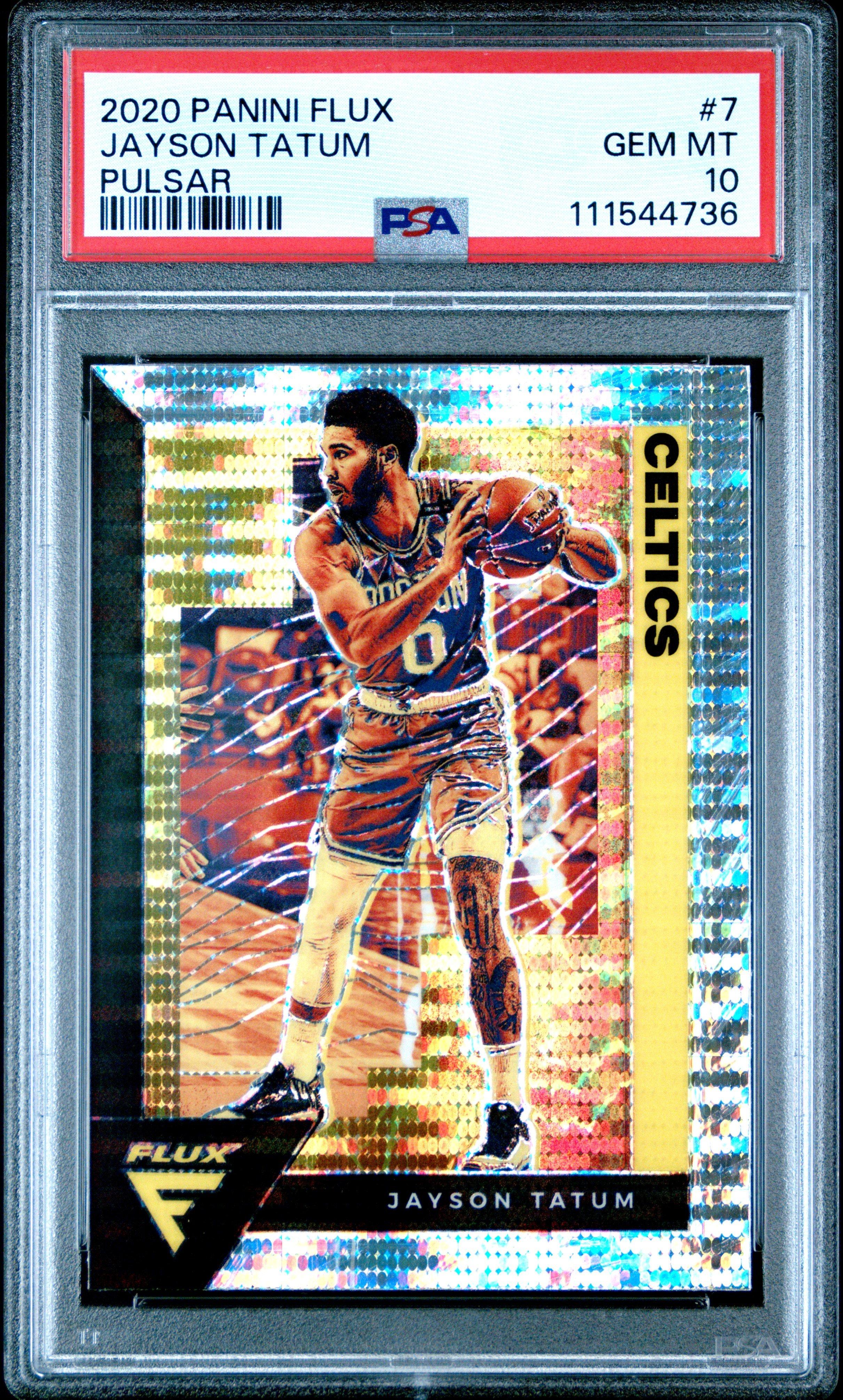 2020 Panini Flux 7 Jayson Tatum Pulsar PSA 10 Graded Card | GameStop