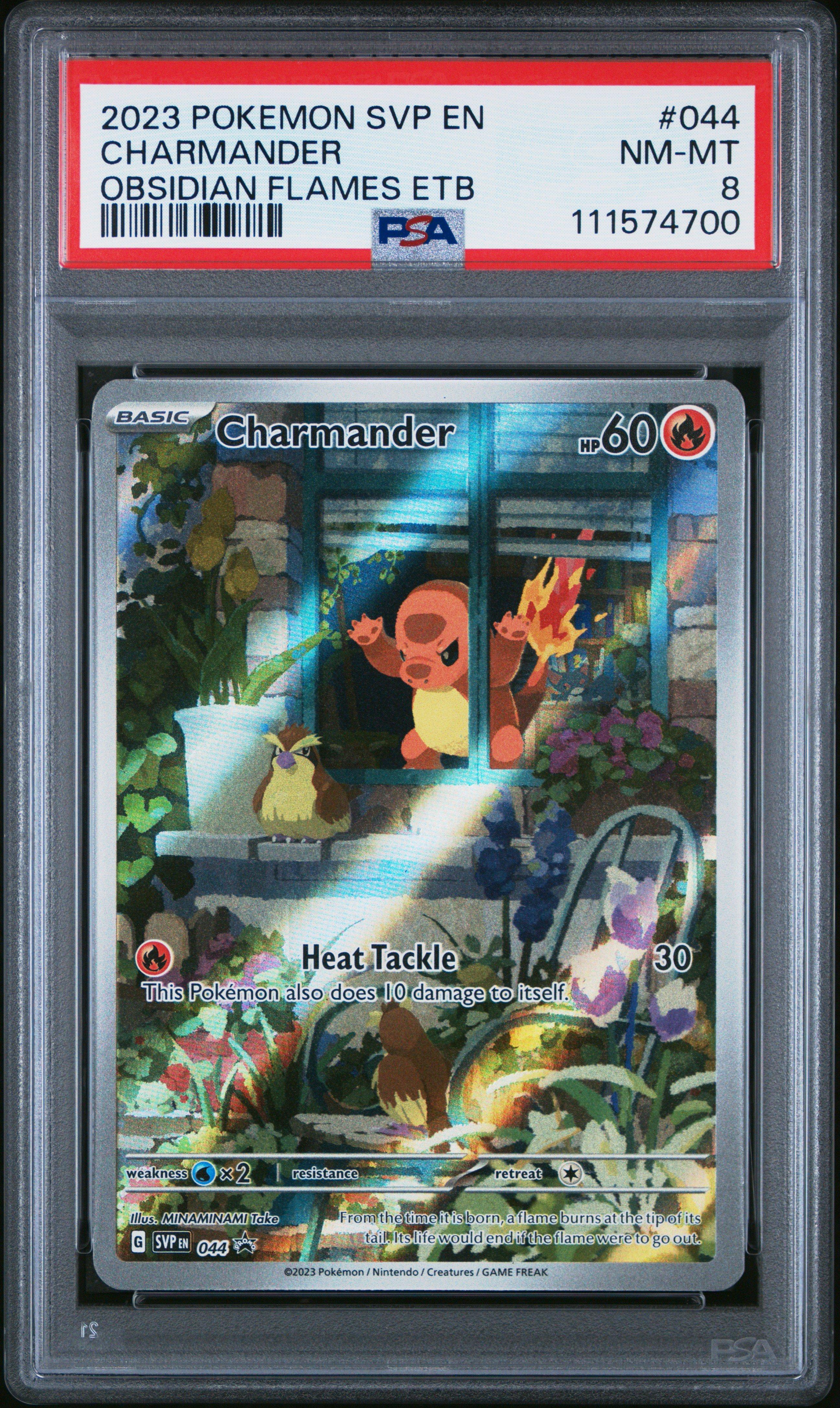 2023 Pokemon Svp En-sv Black Star Promo 044 Charmander Obsidian