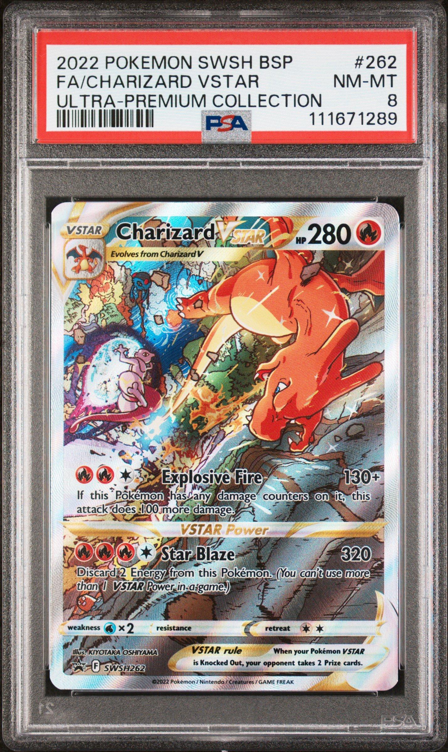 2022 Pokemon Swsh Black Star Promo 262 Full Art/charizard Vstar