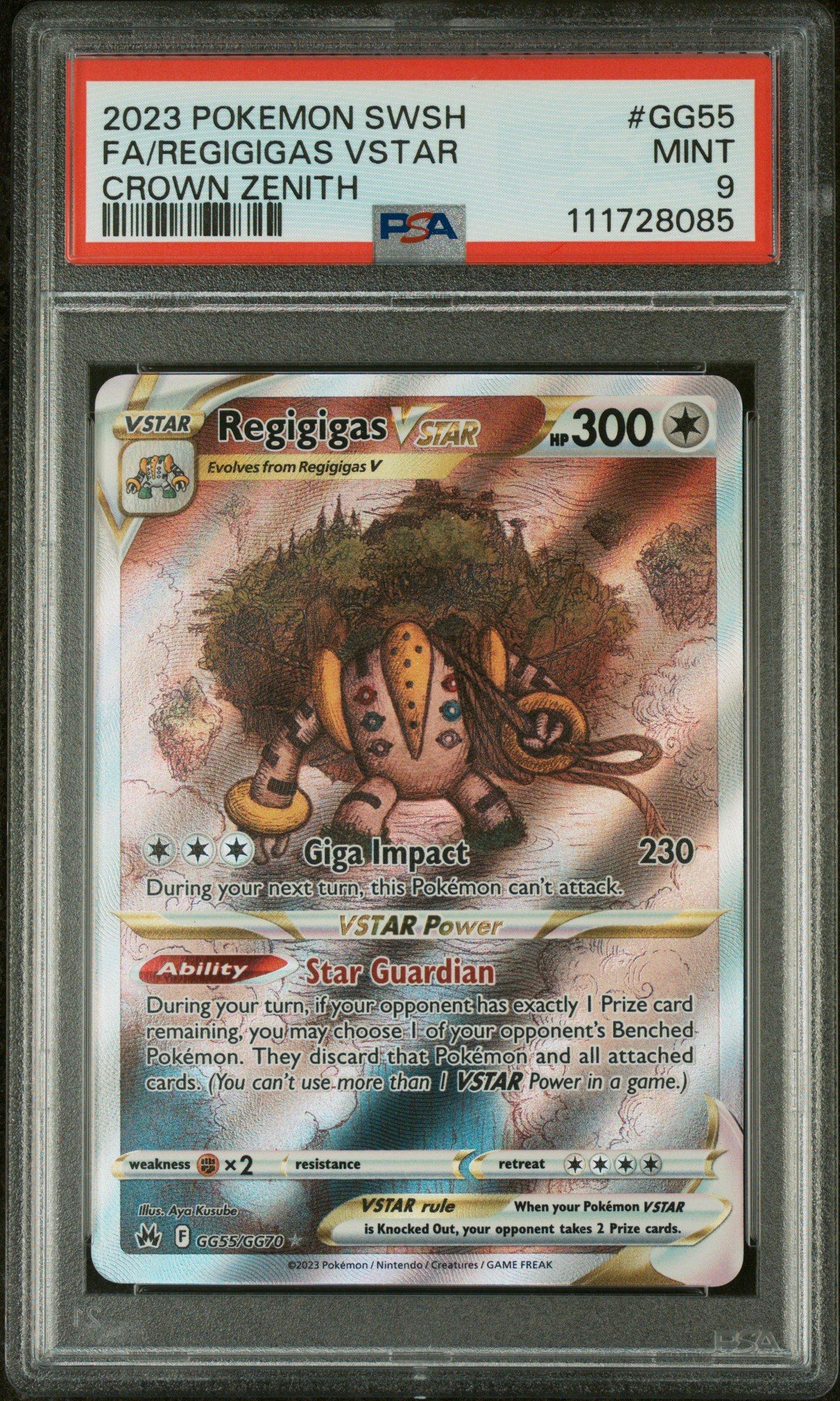 2023 Pokemon Sword And Shield Crown Zenith Gg55 Full Art/regigigas